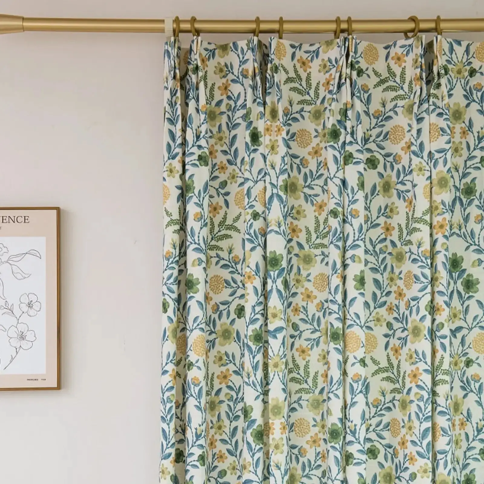 Holly Country Floral Drapery Pleated (102 inches Length Limit) - Image 15