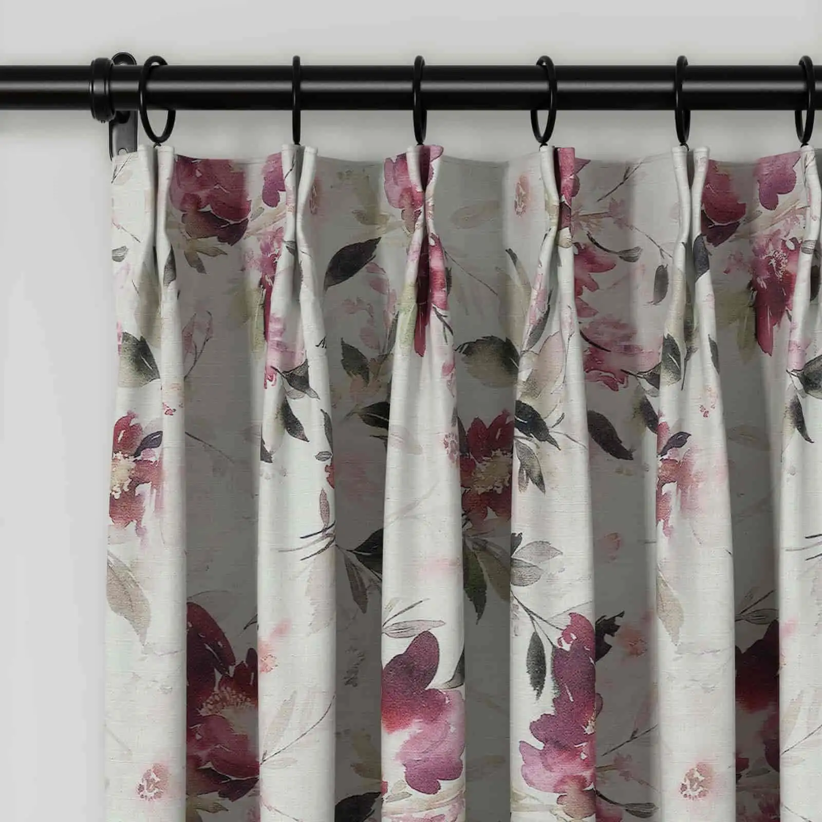 Holly Country Floral Drapery Pleated (102 inches Length Limit) - Image 40