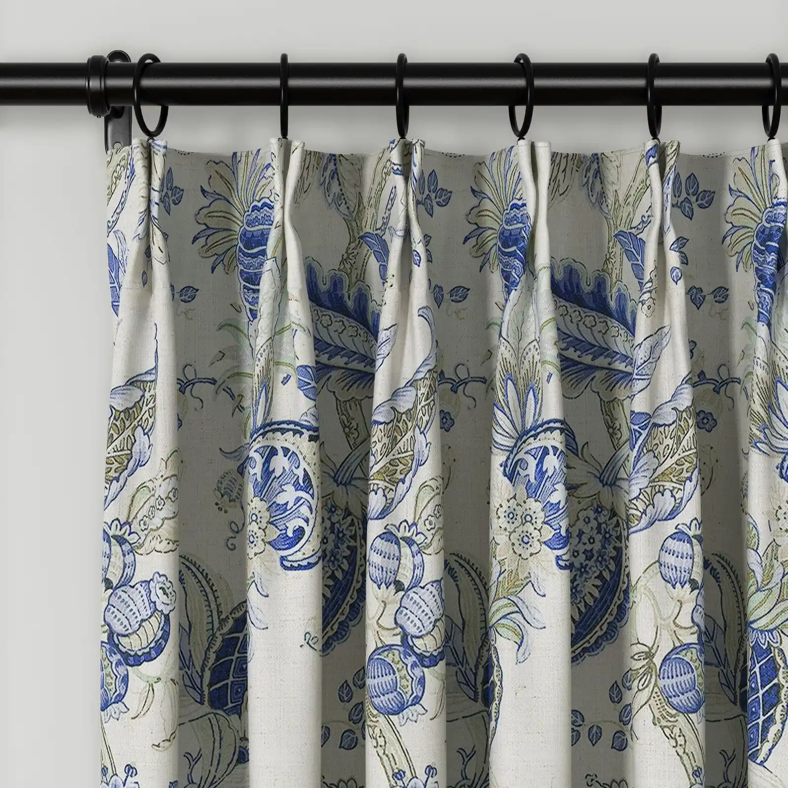 Holly Country Floral Drapery Pleated (102 inches Length Limit) - Image 51