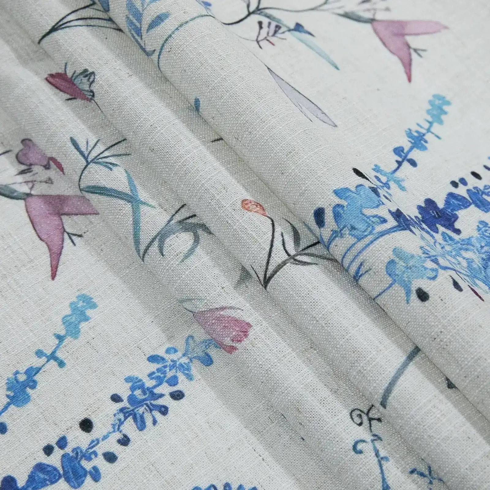 Holly Country Floral Drapery Pleated (102 inches Length Limit) - Image 71