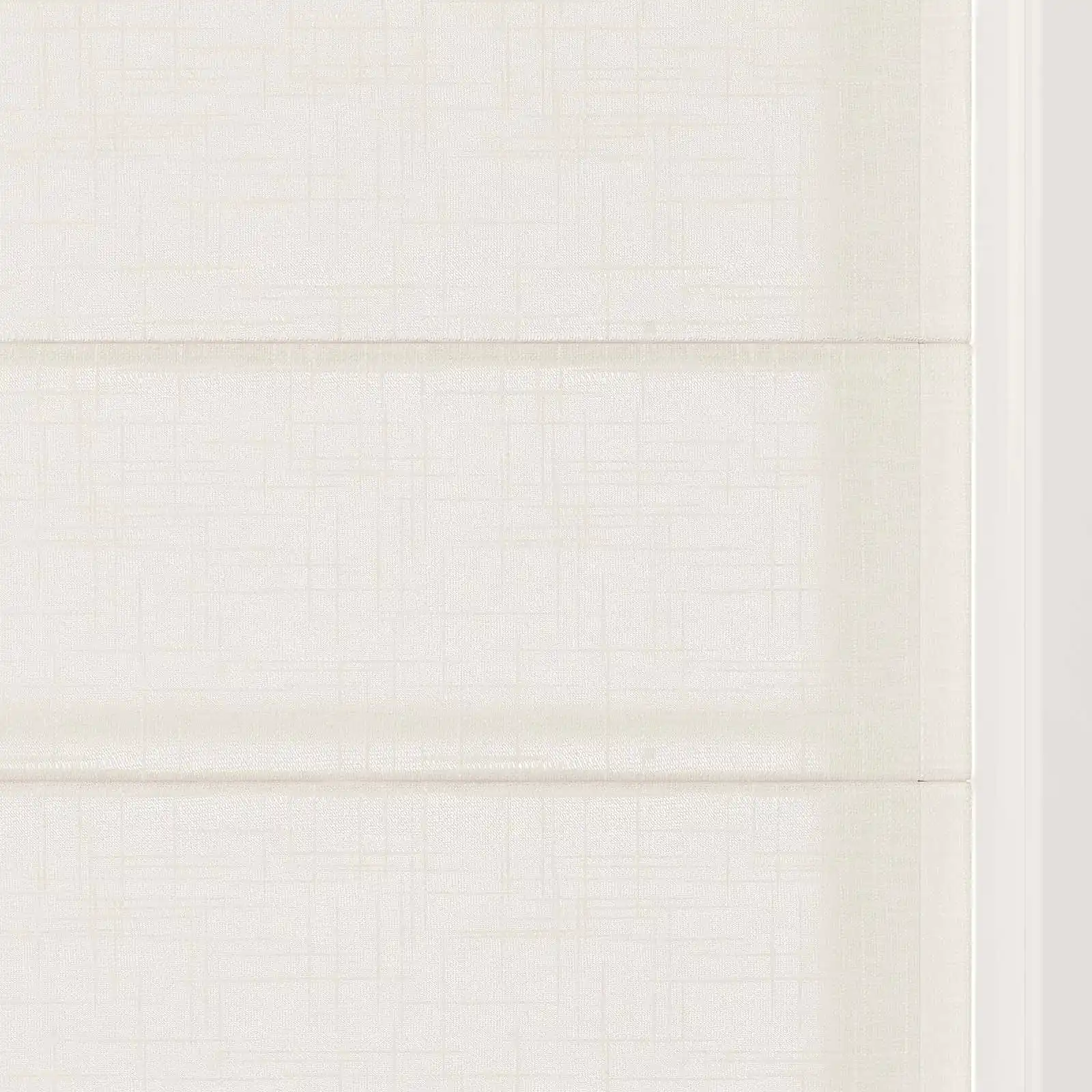Ian Linen Back Slat Roman Shades Cordless - Image 3