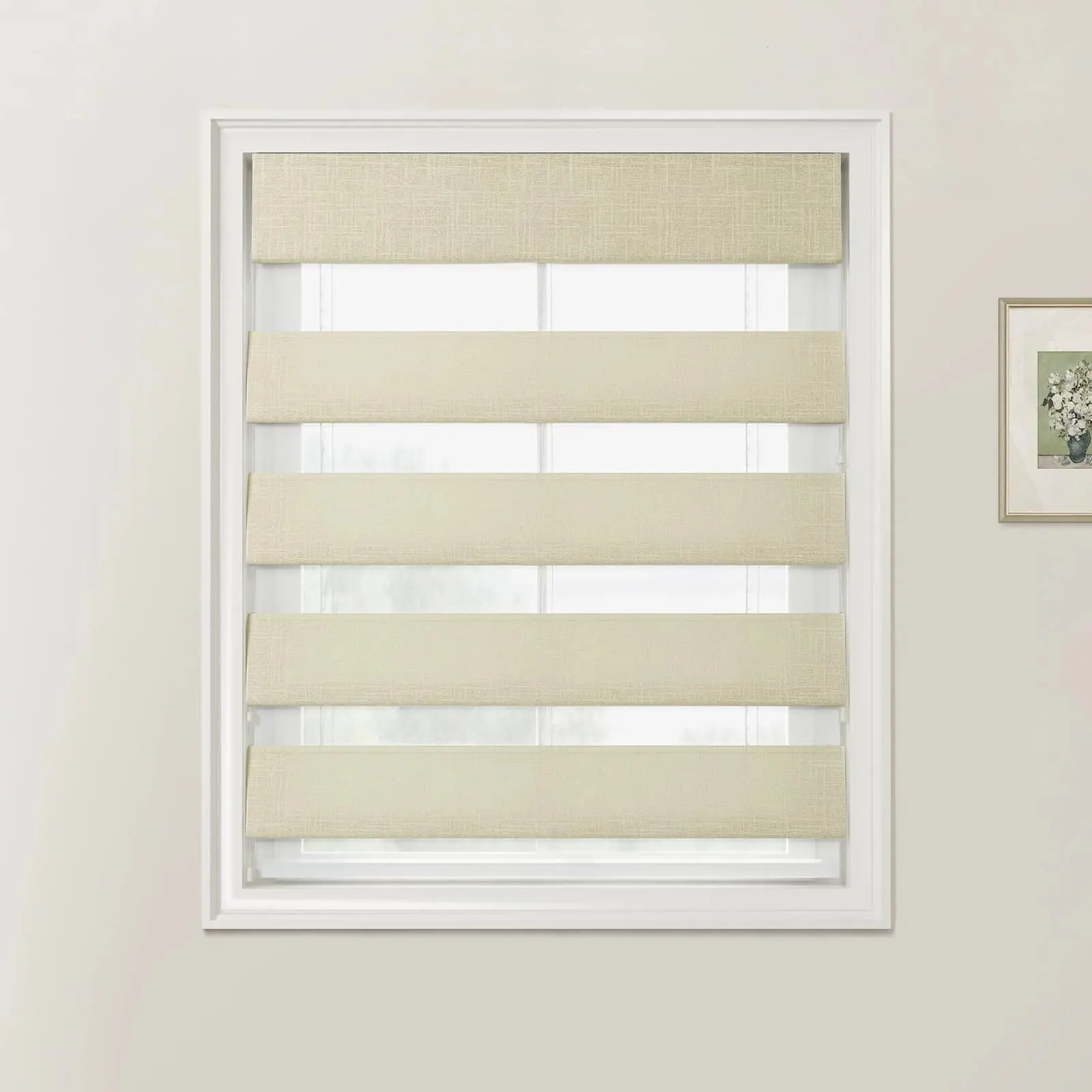 Custom Zebra Roman Blind Cord Lift - Image 45