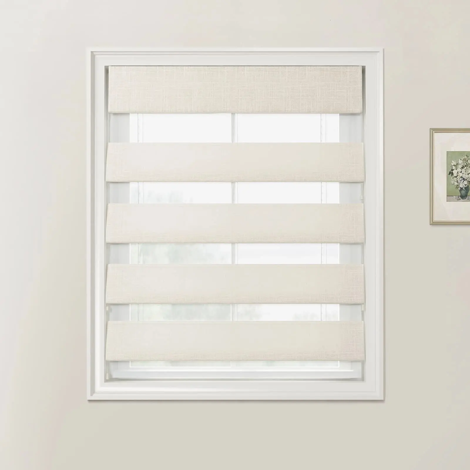 Custom Zebra Roman Blind Cord Lift - Image 36