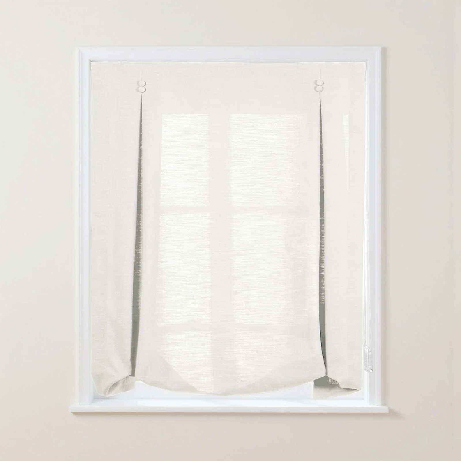 Isabella Cotton Tulip Roman Shade Cord Lift - Image 8