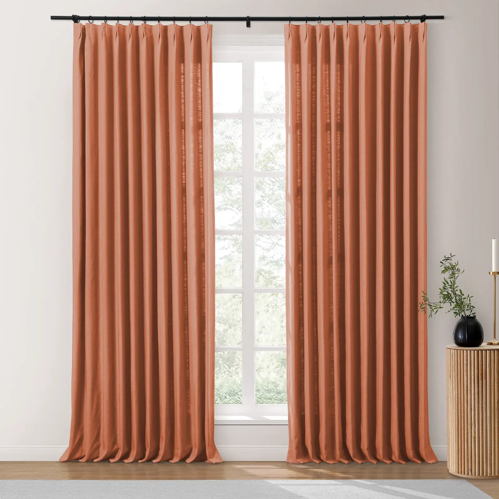 Isabella Heavyweight Cotton Drapery Pleated - Image 37