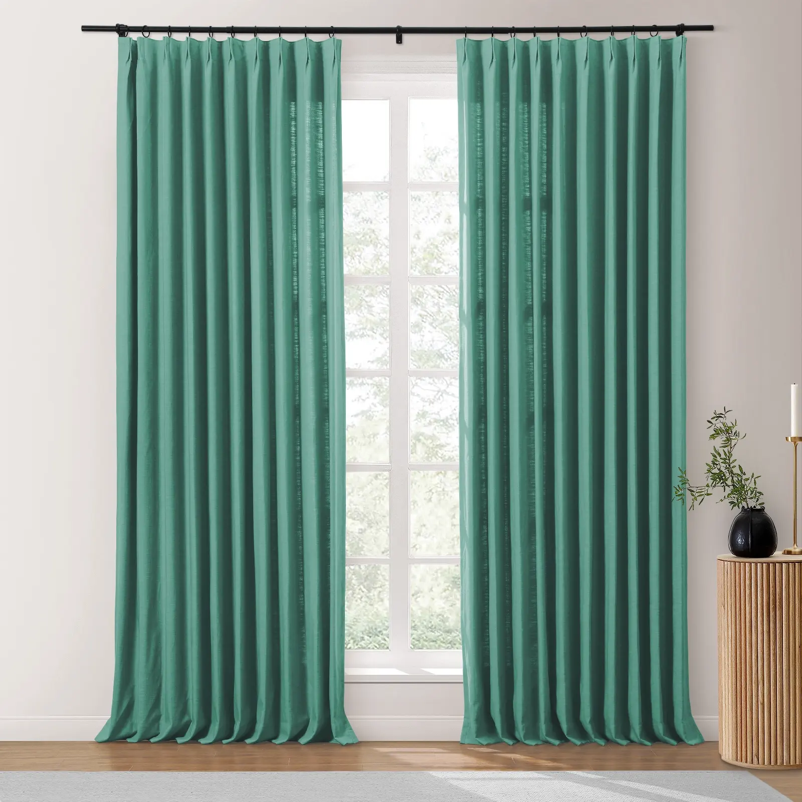 Isabella Heavyweight Cotton Drapery Pleated - Image 54