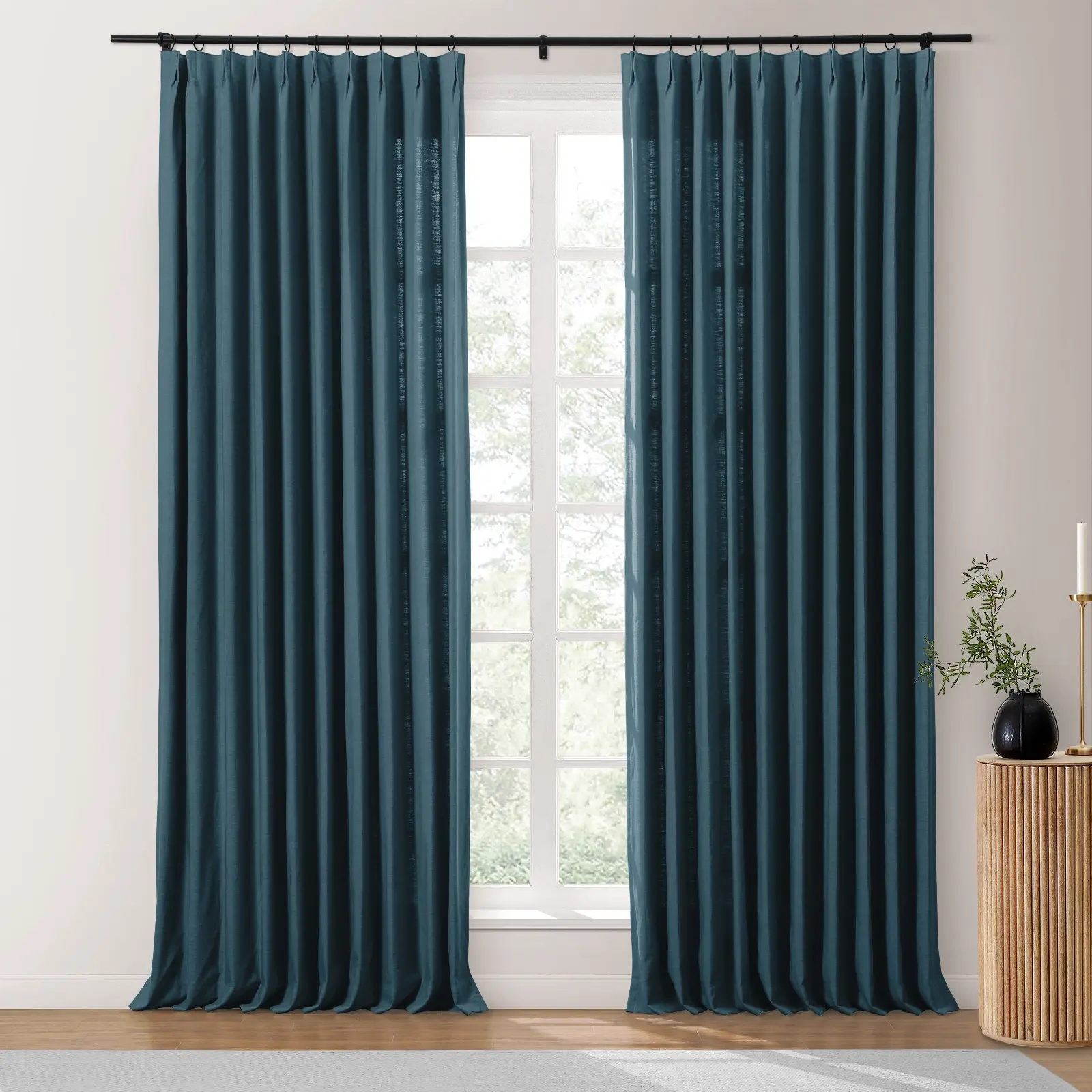 Isabella Heavyweight Cotton Drapery Pleated - Image 61