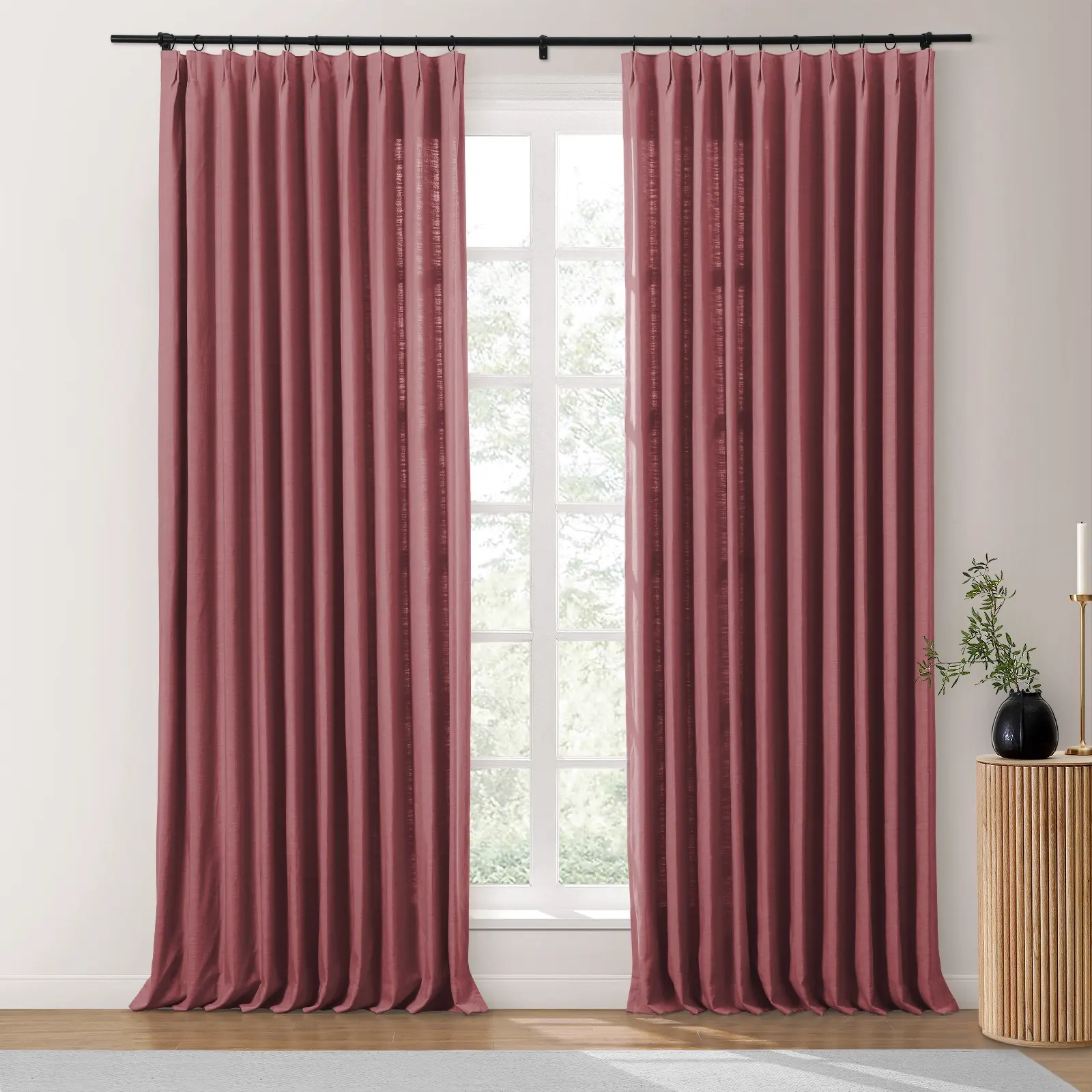 Isabella Heavyweight Cotton Drapery Pleated - Image 68