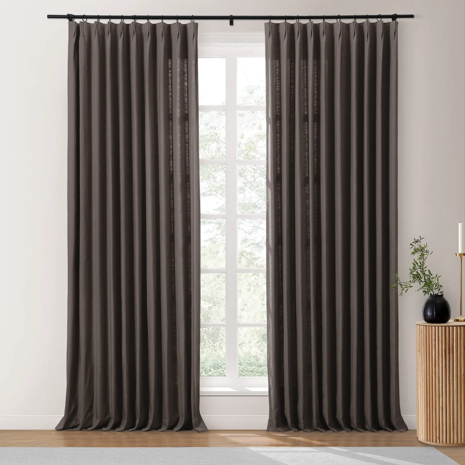 Isabella Heavyweight Cotton Drapery Pleated - Image 69
