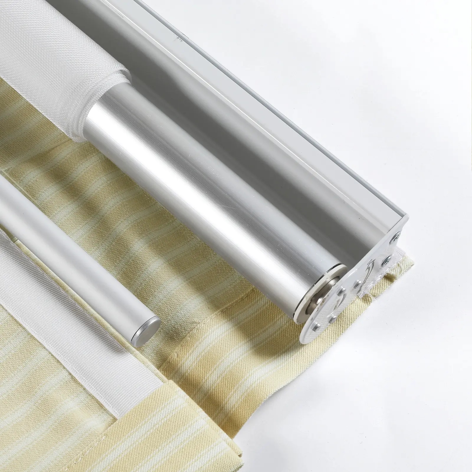 Jana Cordless Roman Shades 100% Cotton Striped Plus Size - Image 12