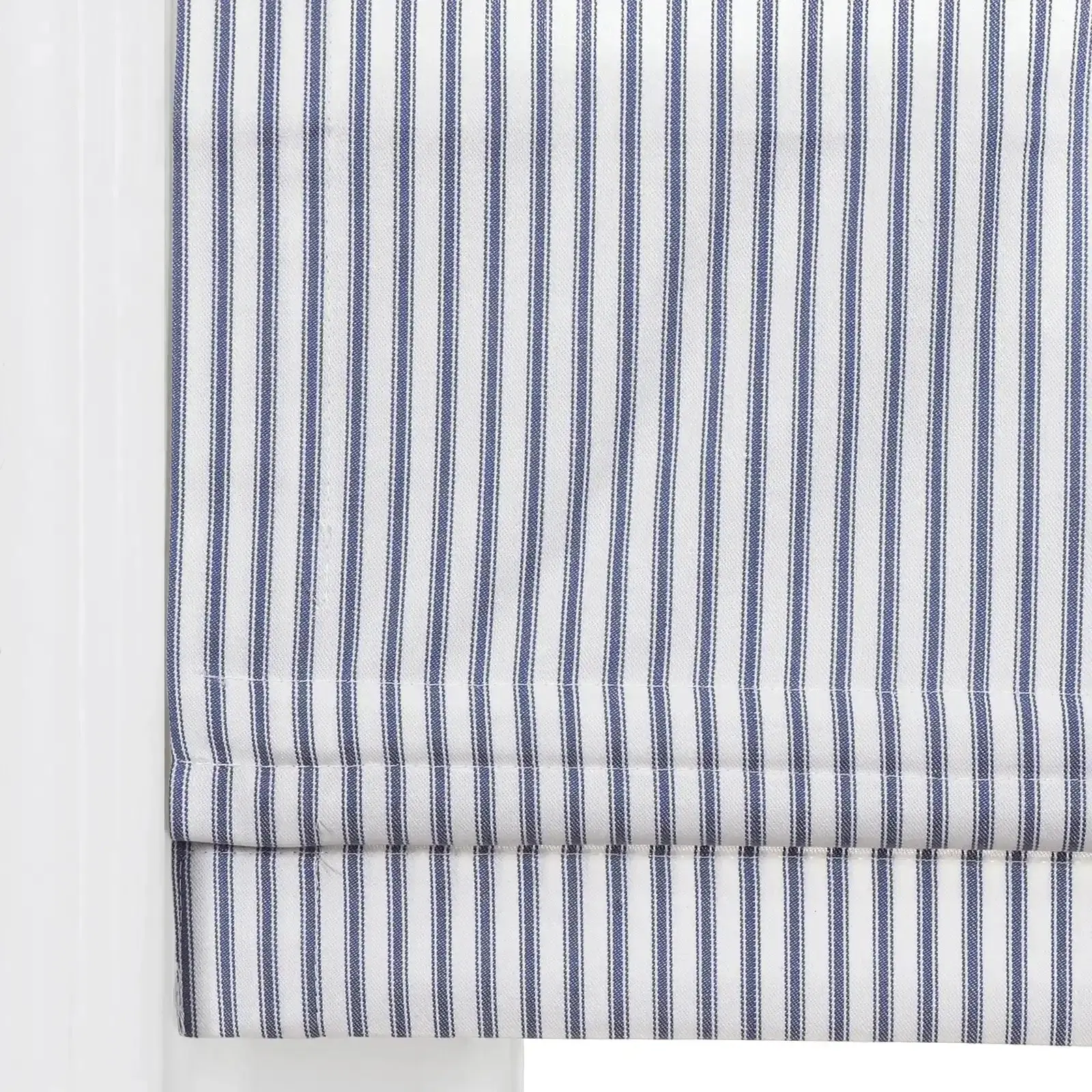 Jana Cordless Roman Shades 100% Cotton Striped Plus Size - Image 18