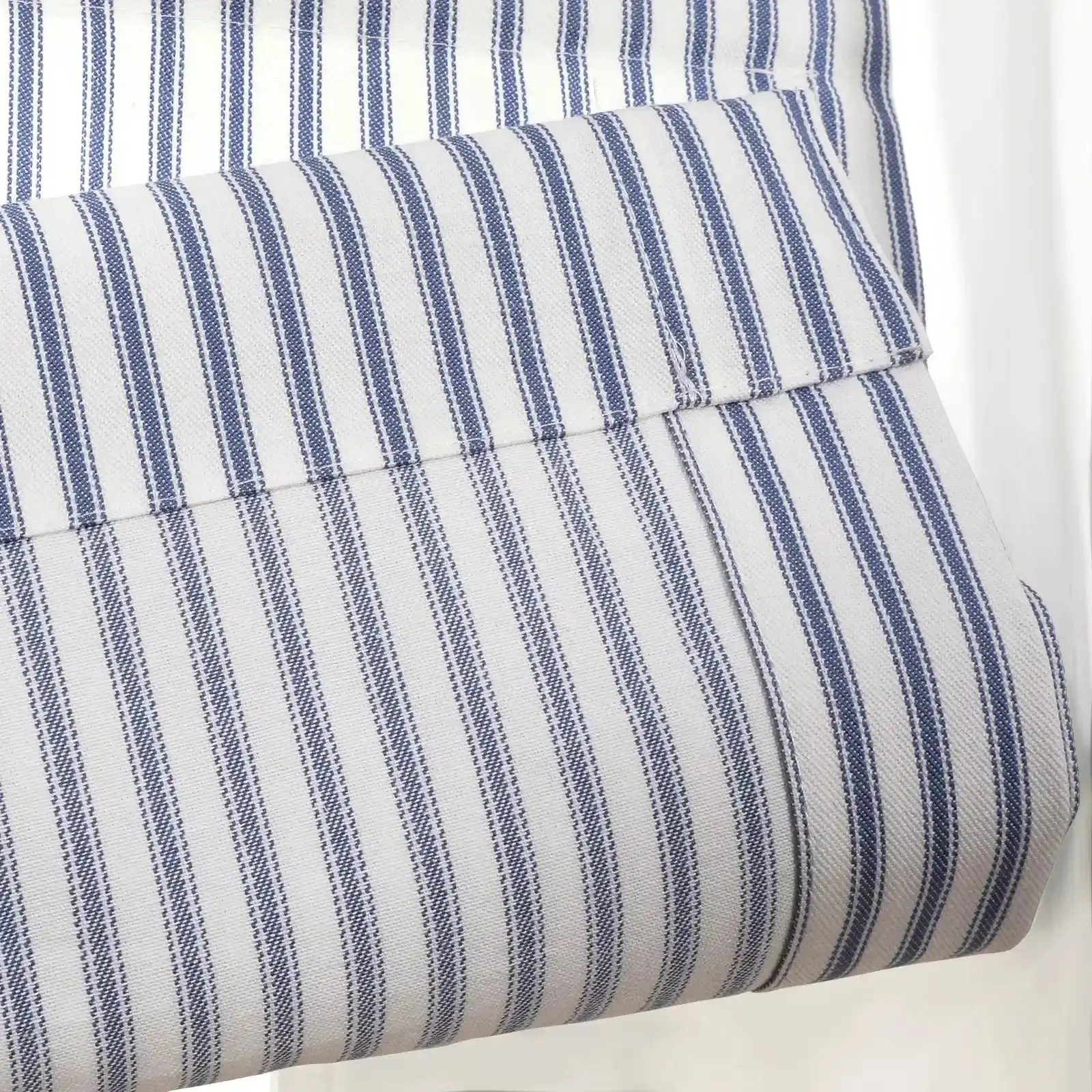 Jana Cordless Roman Shades 100% Cotton Striped Plus Size - Image 26