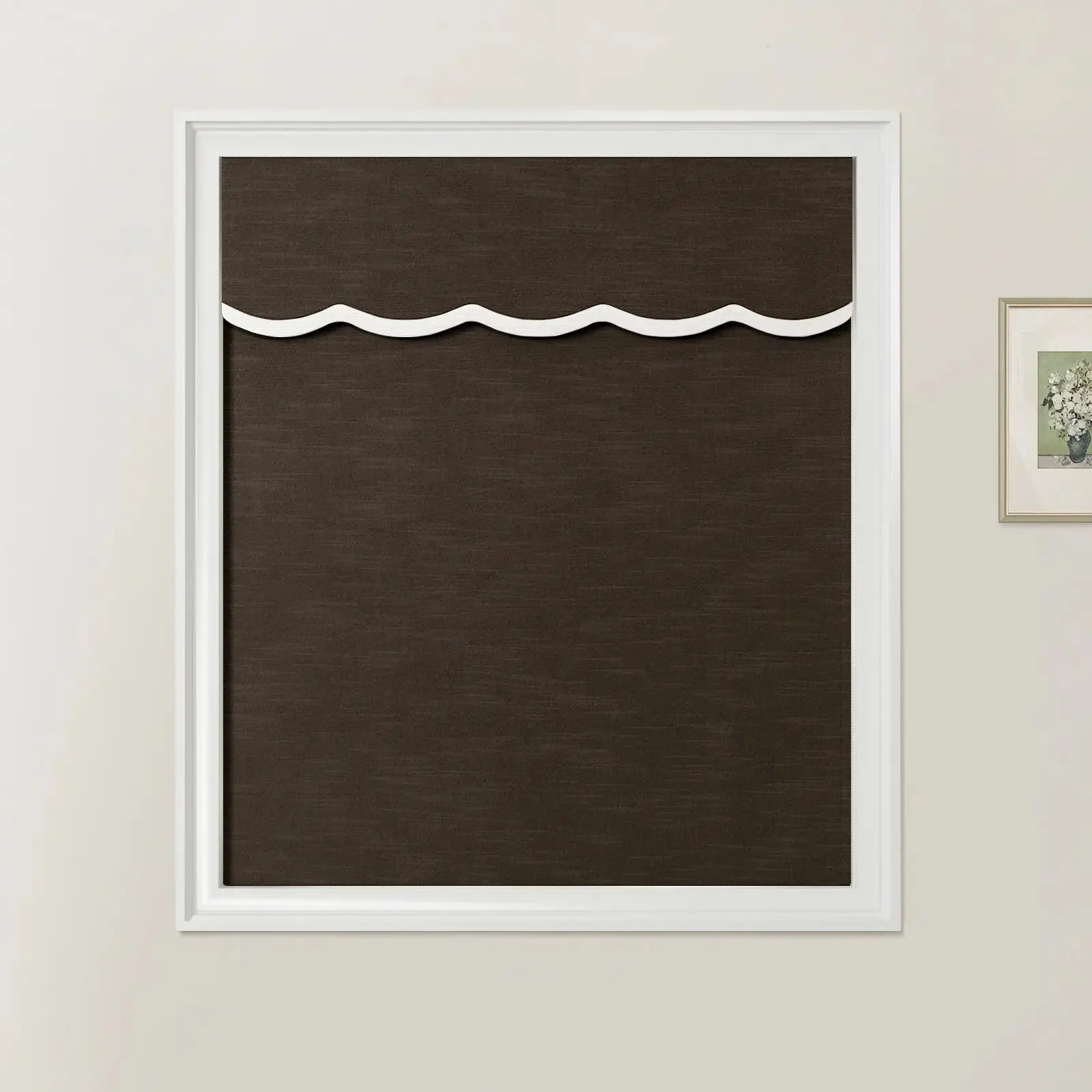 Jawara Linen Cotton Valanced Day Night Roman Shade Cord Lift - Image 70