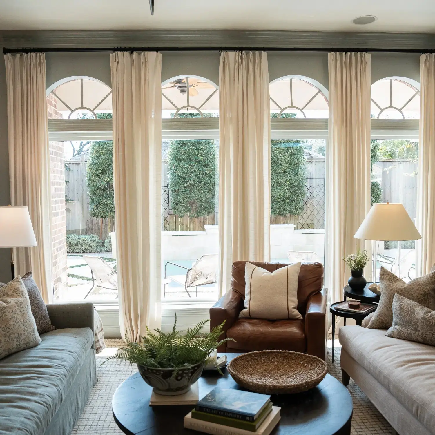 Jawara Luxury Linen Cotton Curtain Pleated - Image 8
