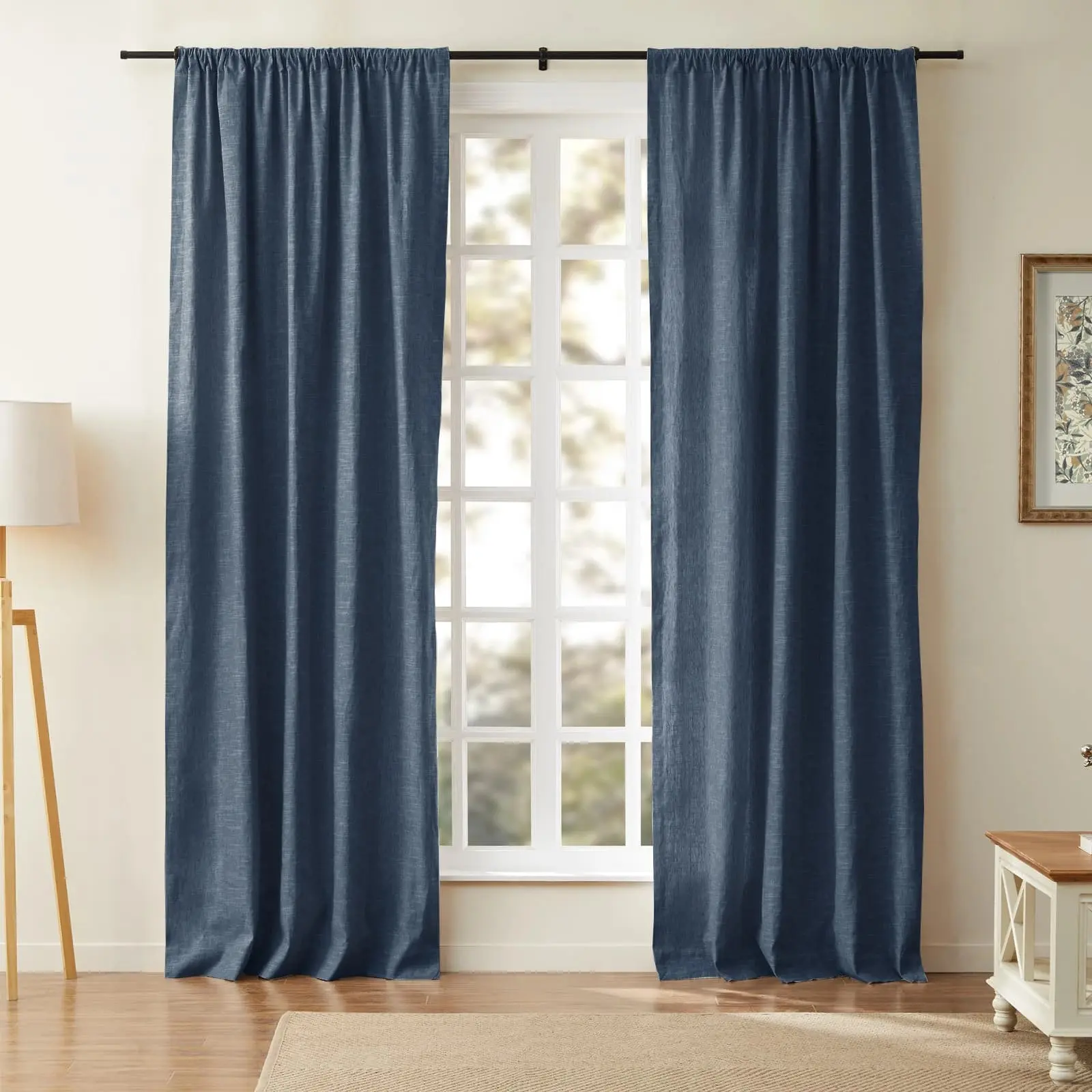 Jawara Luxury Linen Cotton Curtain Soft Top - Image 29