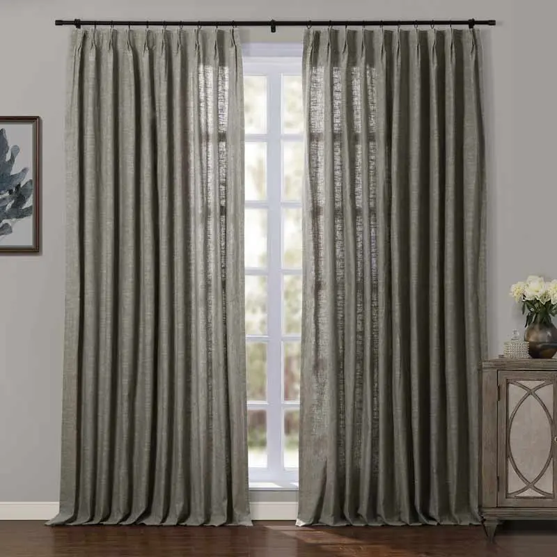 Jawara Luxury Linen Cotton Curtain Pleated - Image 52