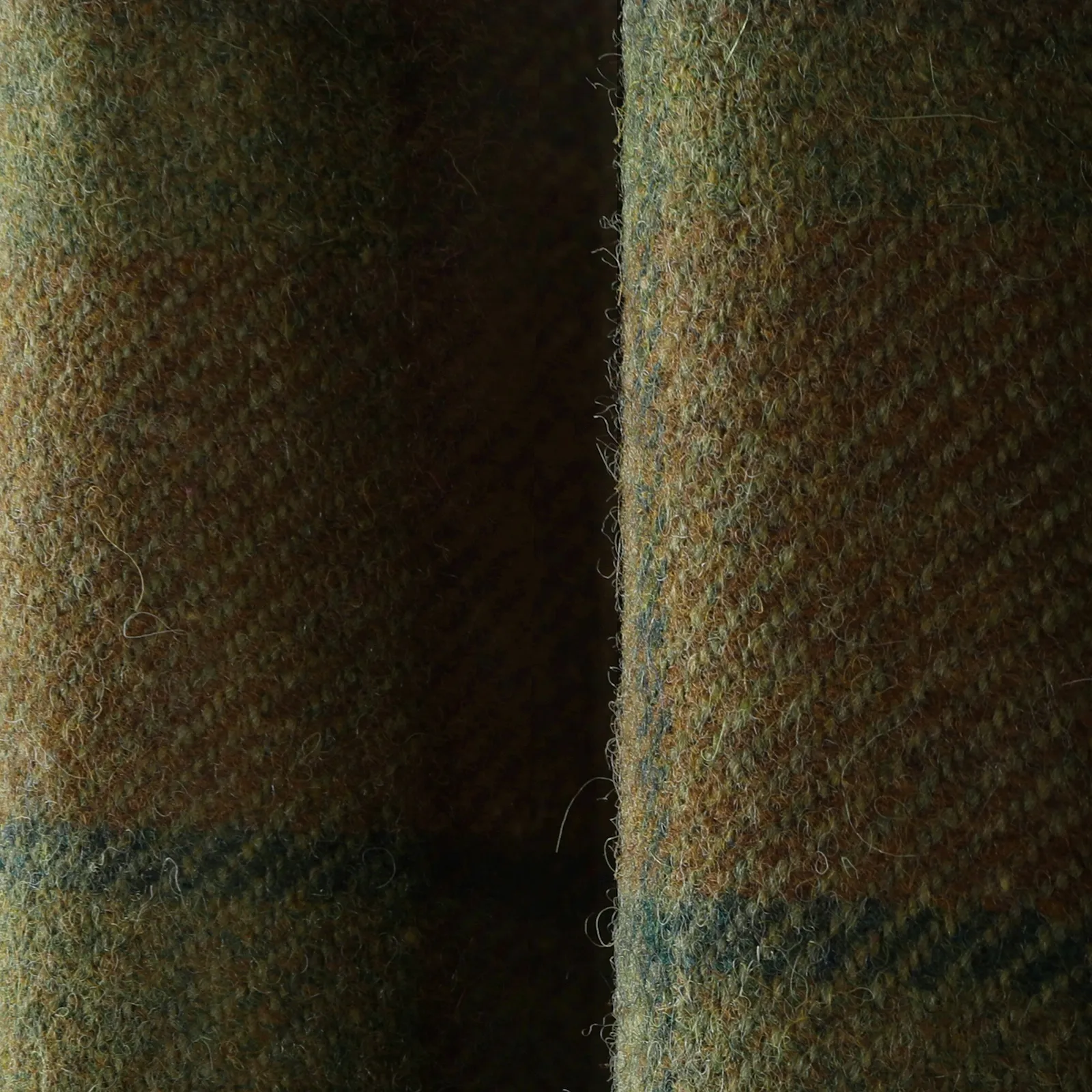 Karin Plaid Pure Wool Thermal Roman Shade Cordless - Image 16