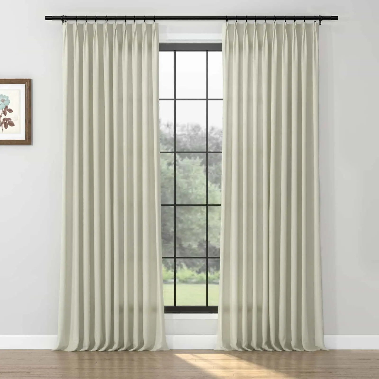 Karin Pure Wool Curtain Pleated - Image 14