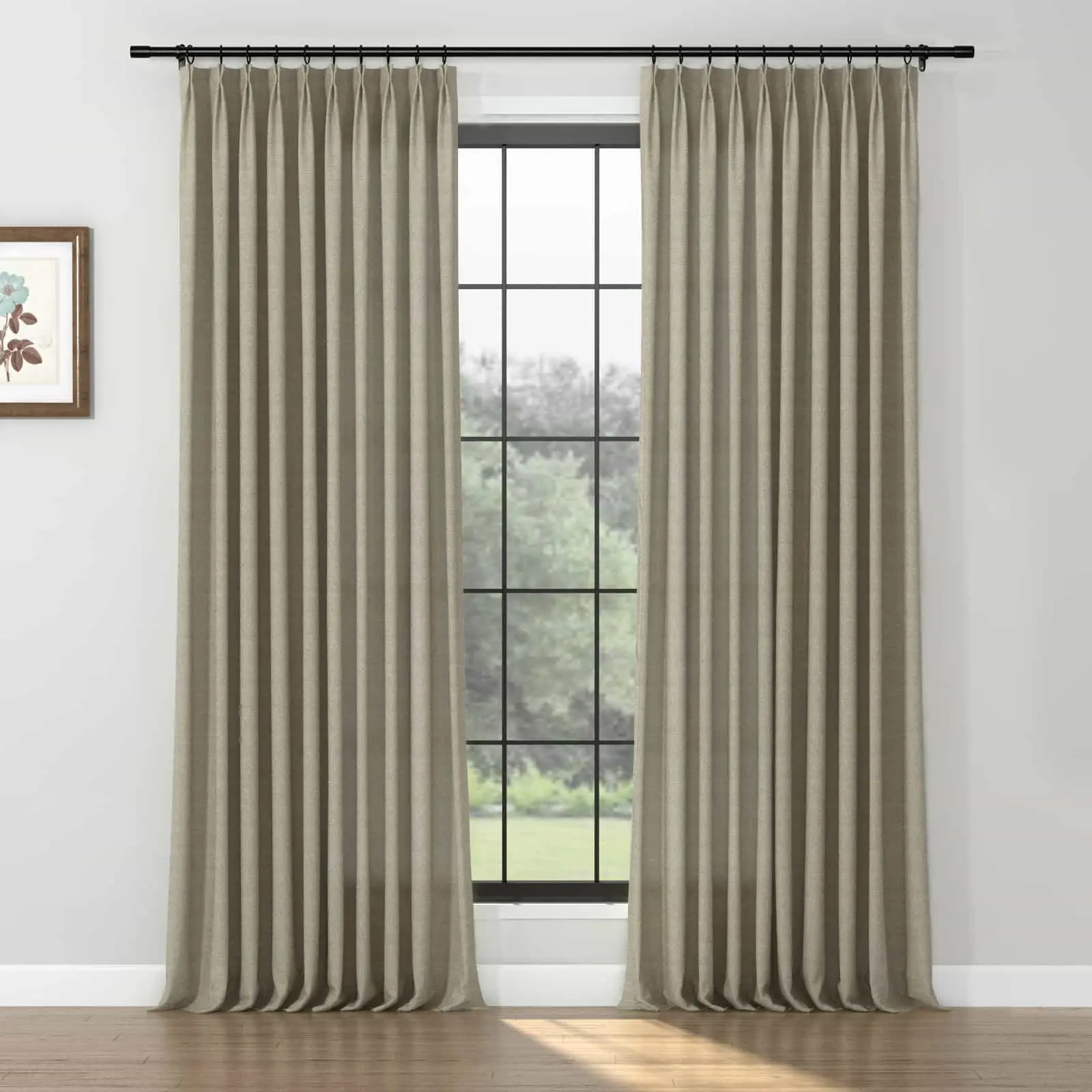 Karin Pure Wool Curtain Pleated - Image 19