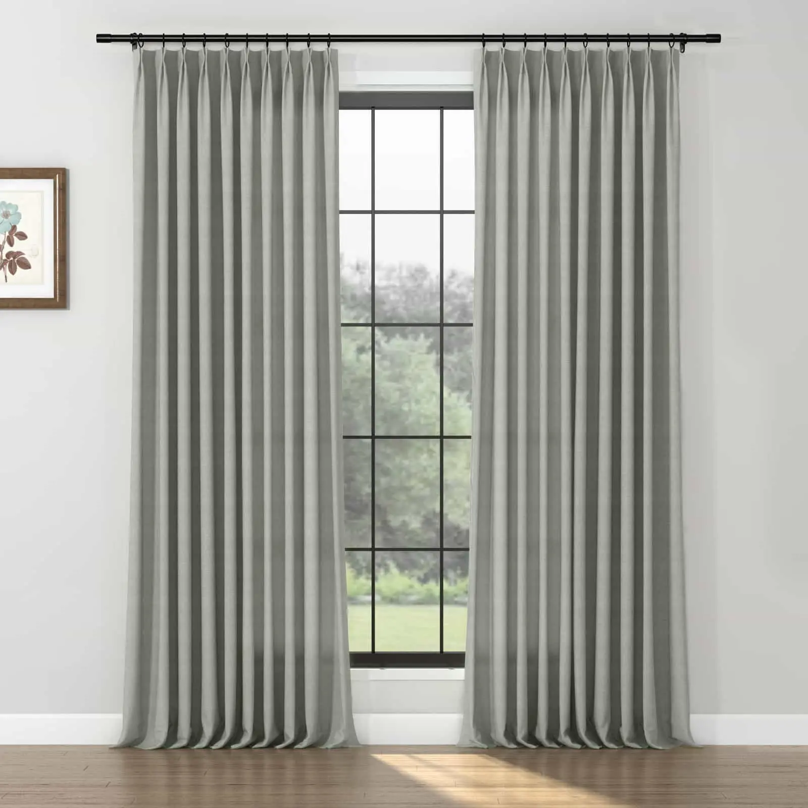 Karin Pure Wool Curtain Pleated - Image 42
