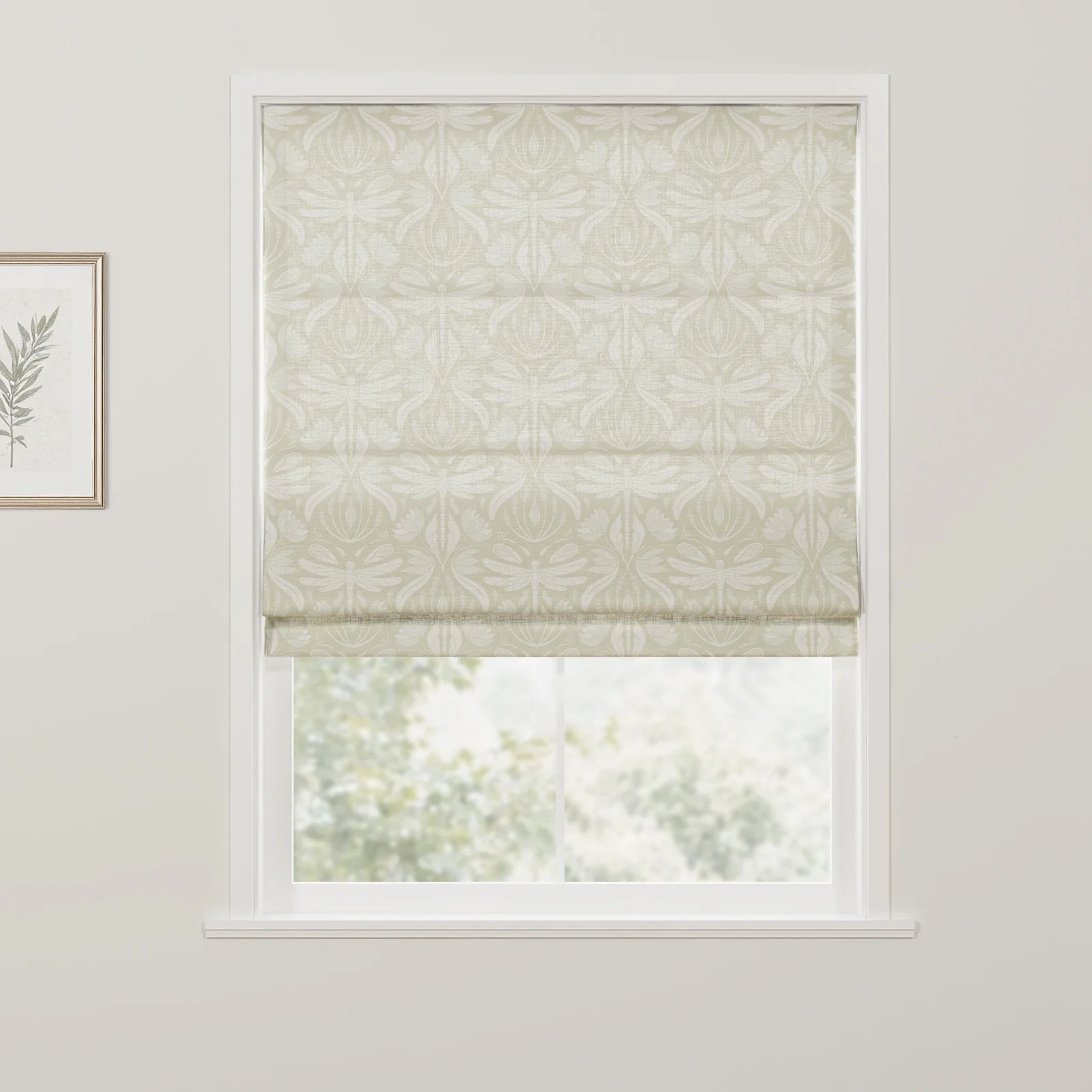 Kate Frost Cotton Roman Shade Cordless - Image 3