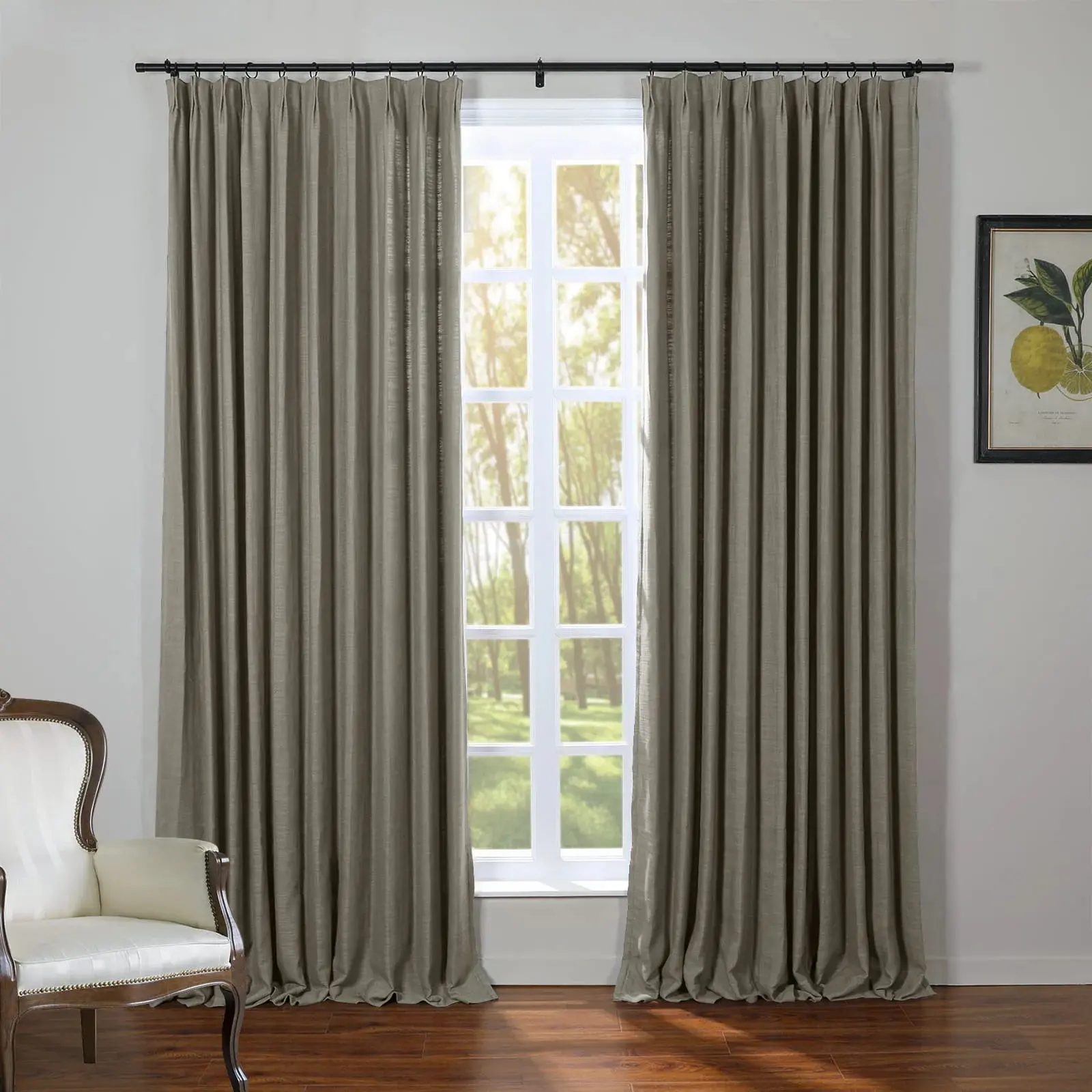 Kyla Linen Drapery Pleated - Image 106