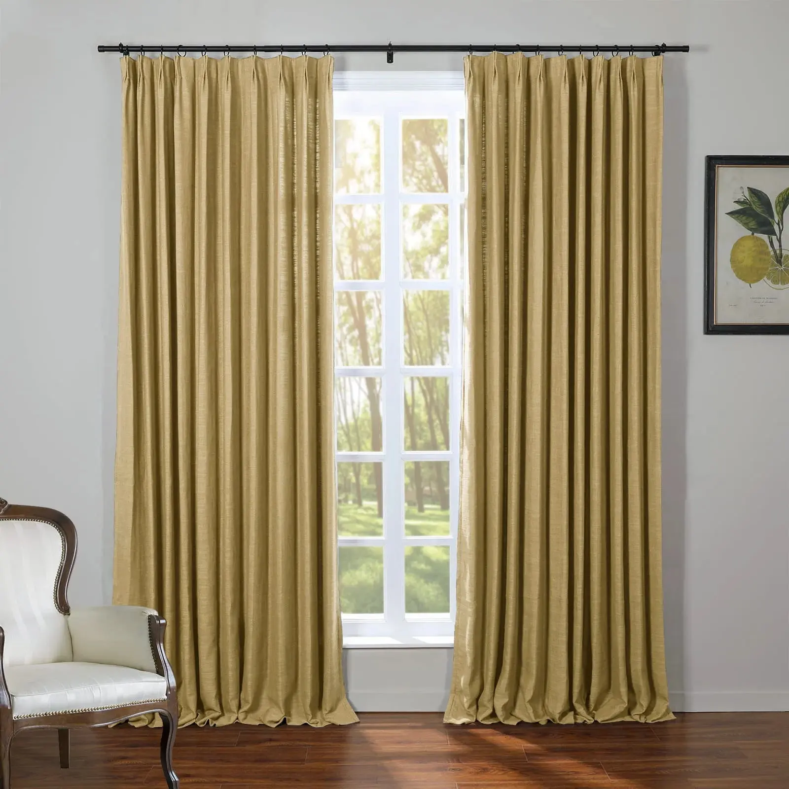Kyla Linen Drapery Pleated - Image 110