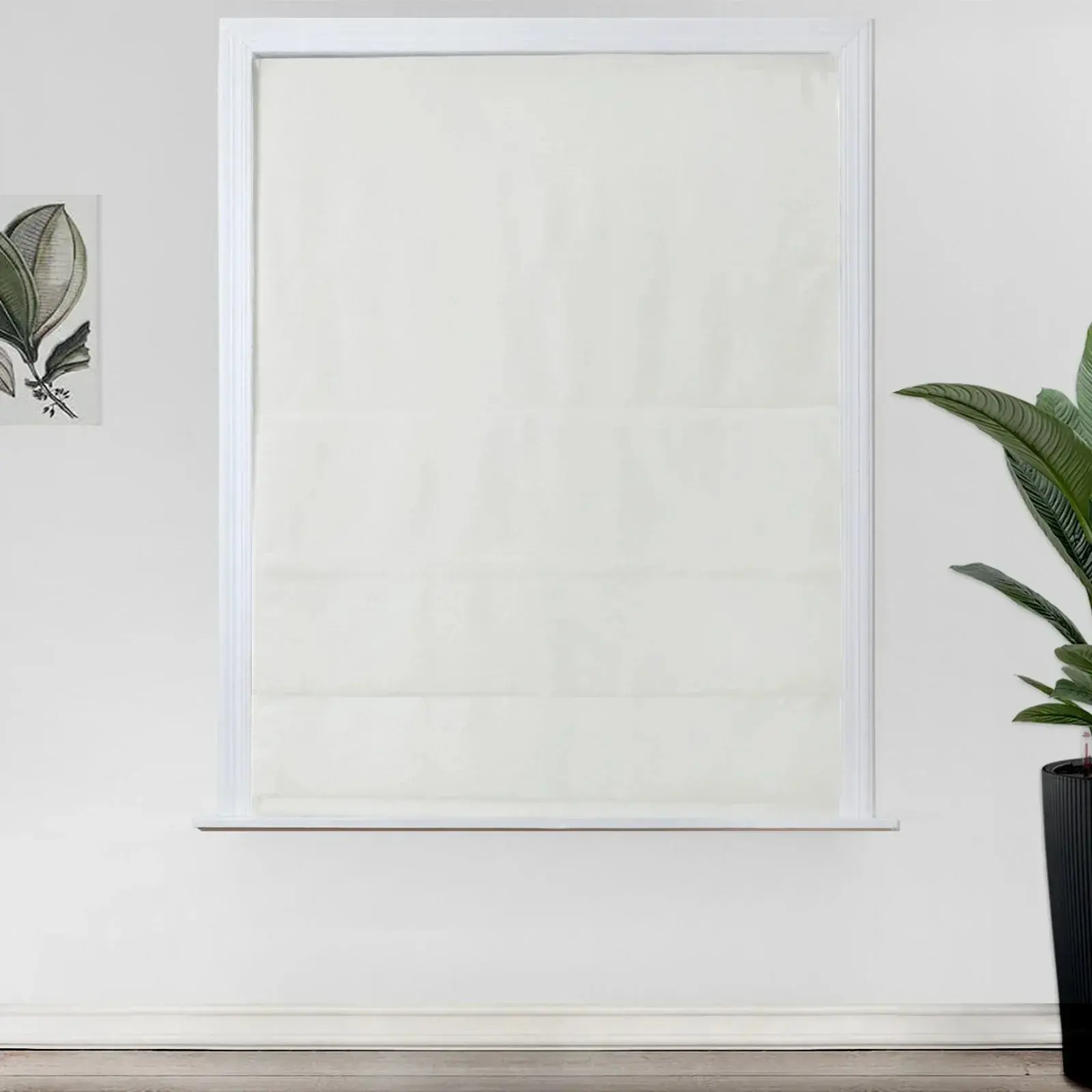 Kyla Linen Blend Roman Shade Cordless - Image 11