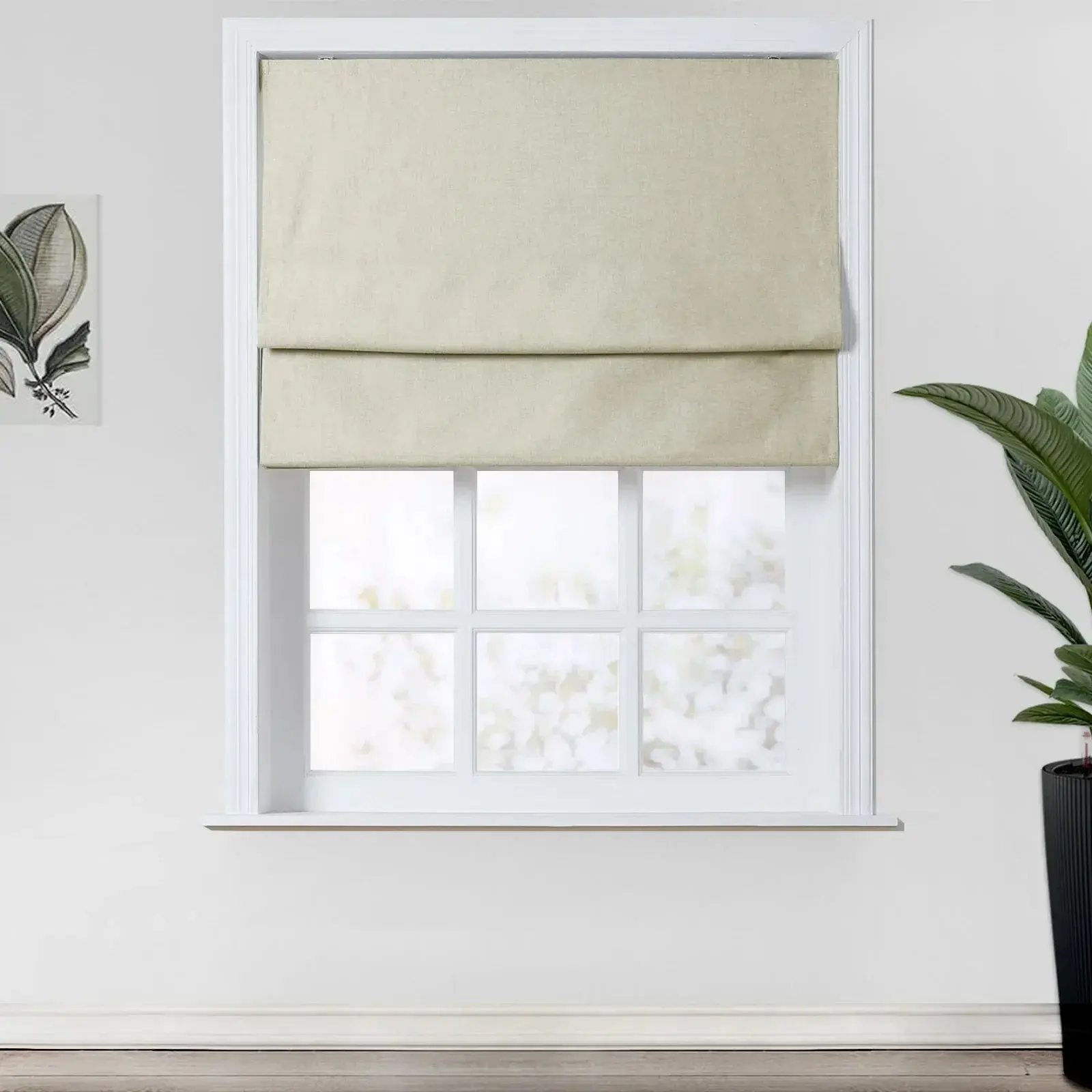 Kyla Linen Blend Roman Shade Cordless - Image 34