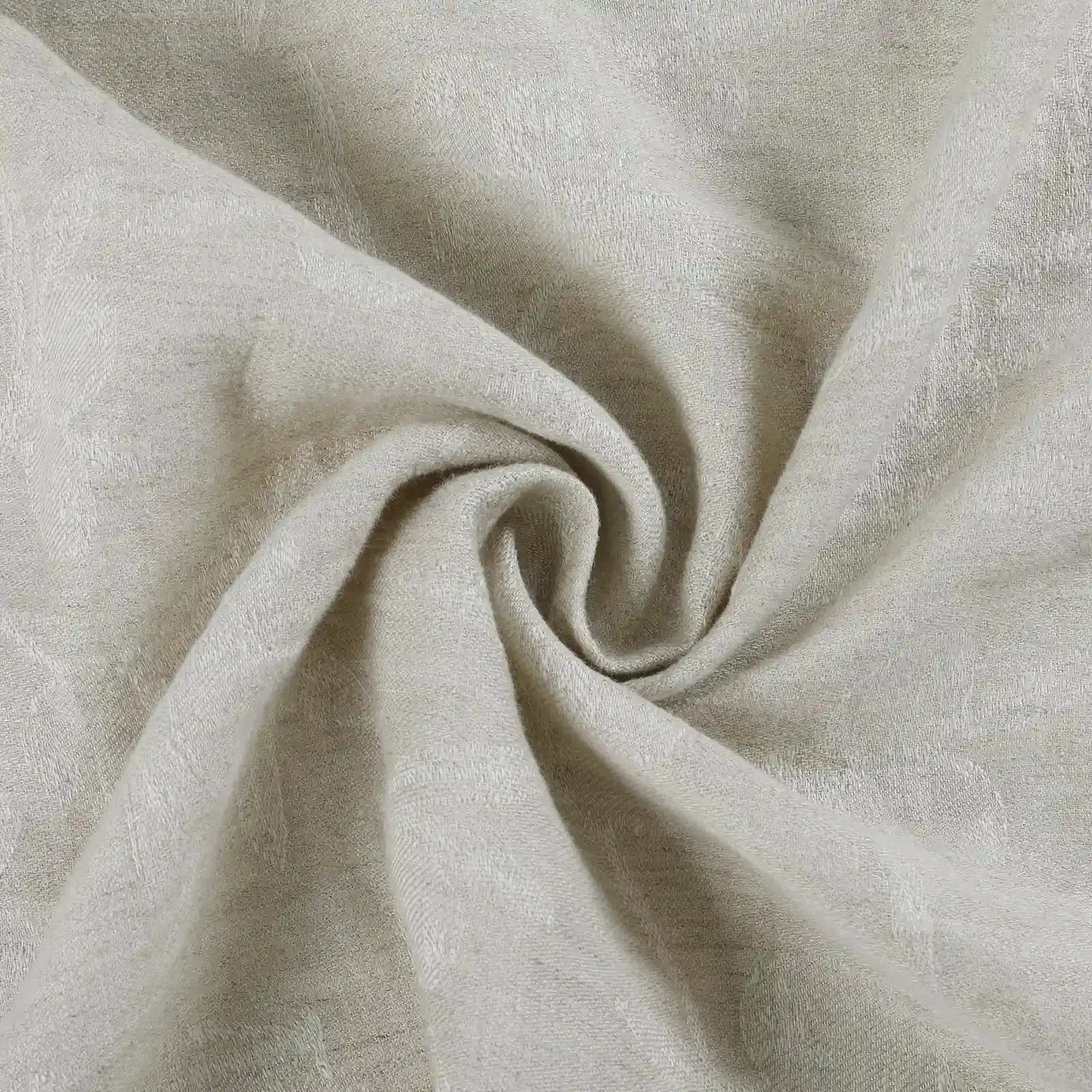 Lance 100% European Flax Linen Jacquard Curtain Pleated - Image 27