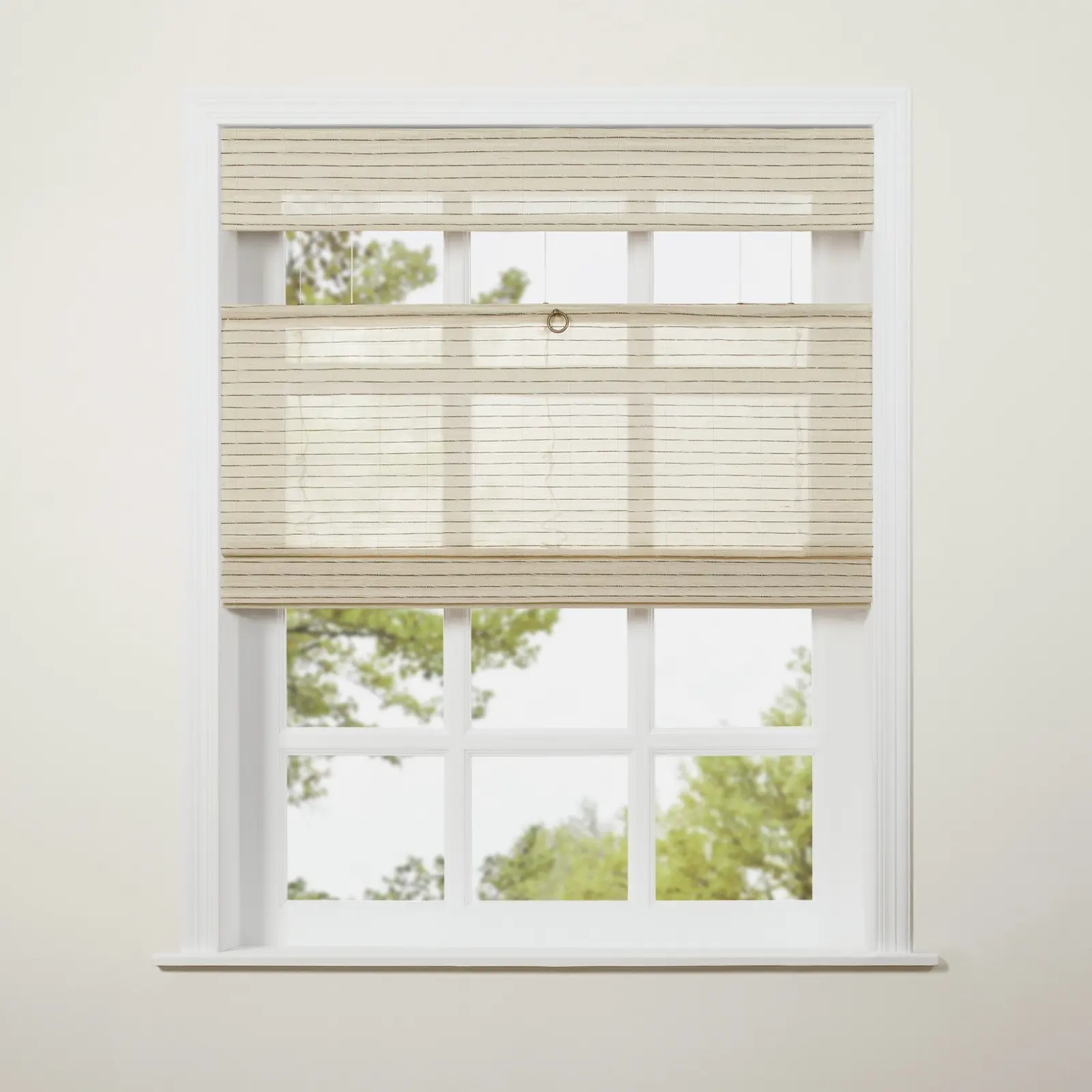 Lay Top Down Bottom Up Woven Wood Shade Cordless - Image 3