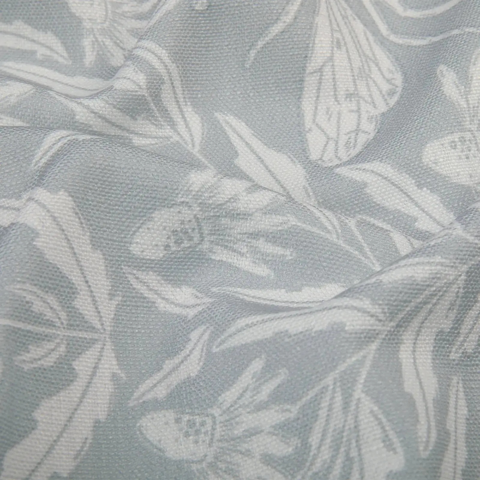 Leah Berin Garden Botanical Cotton Print Drapery Pleated - Image 31
