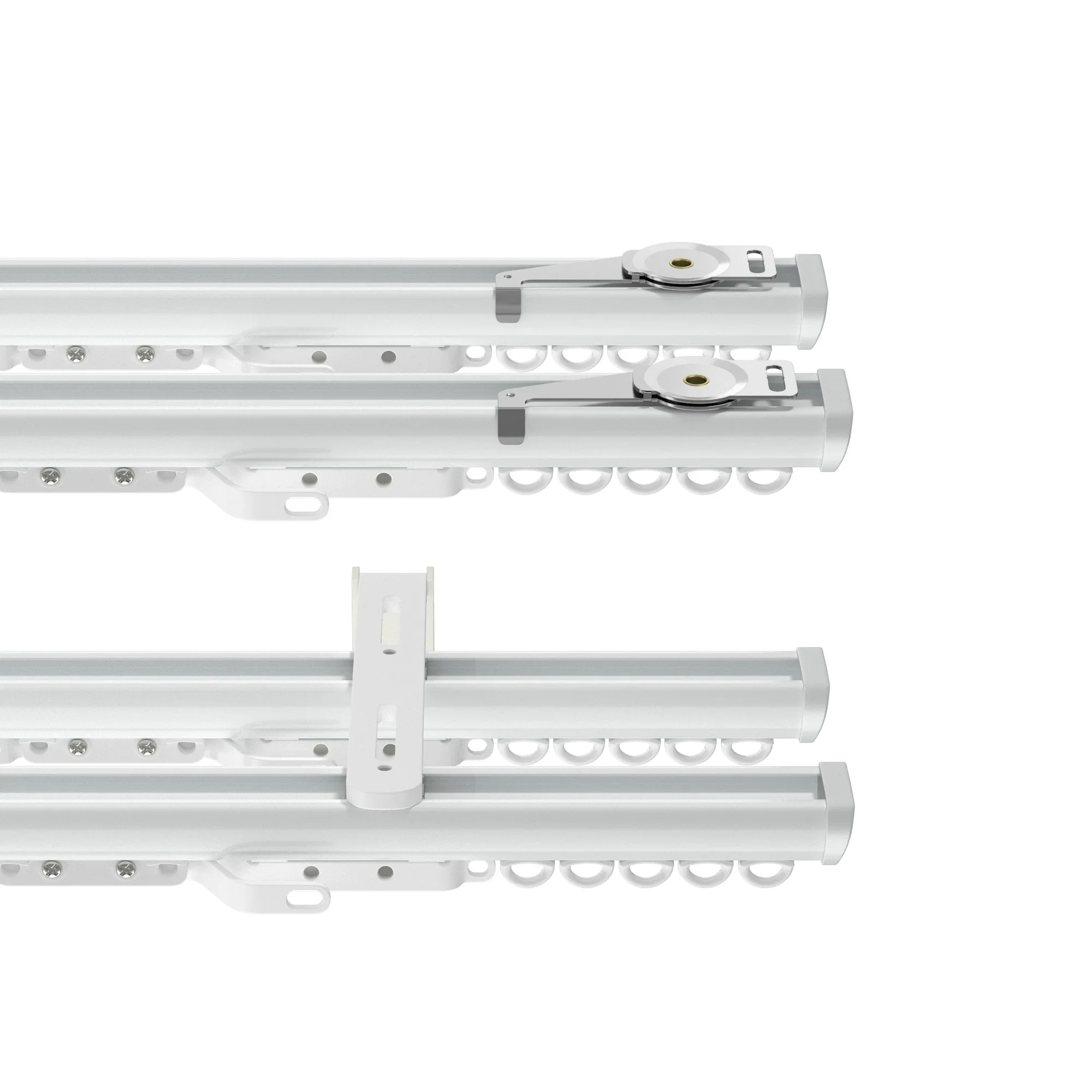 Leo Double Wall & Ceiling Curtain Track - Image 4