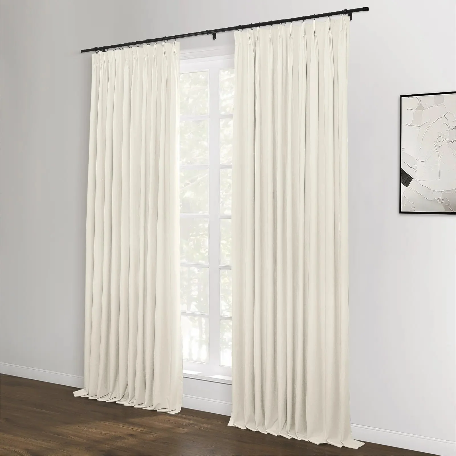 Lila 100% Blackout Drape Pleated - Image 15