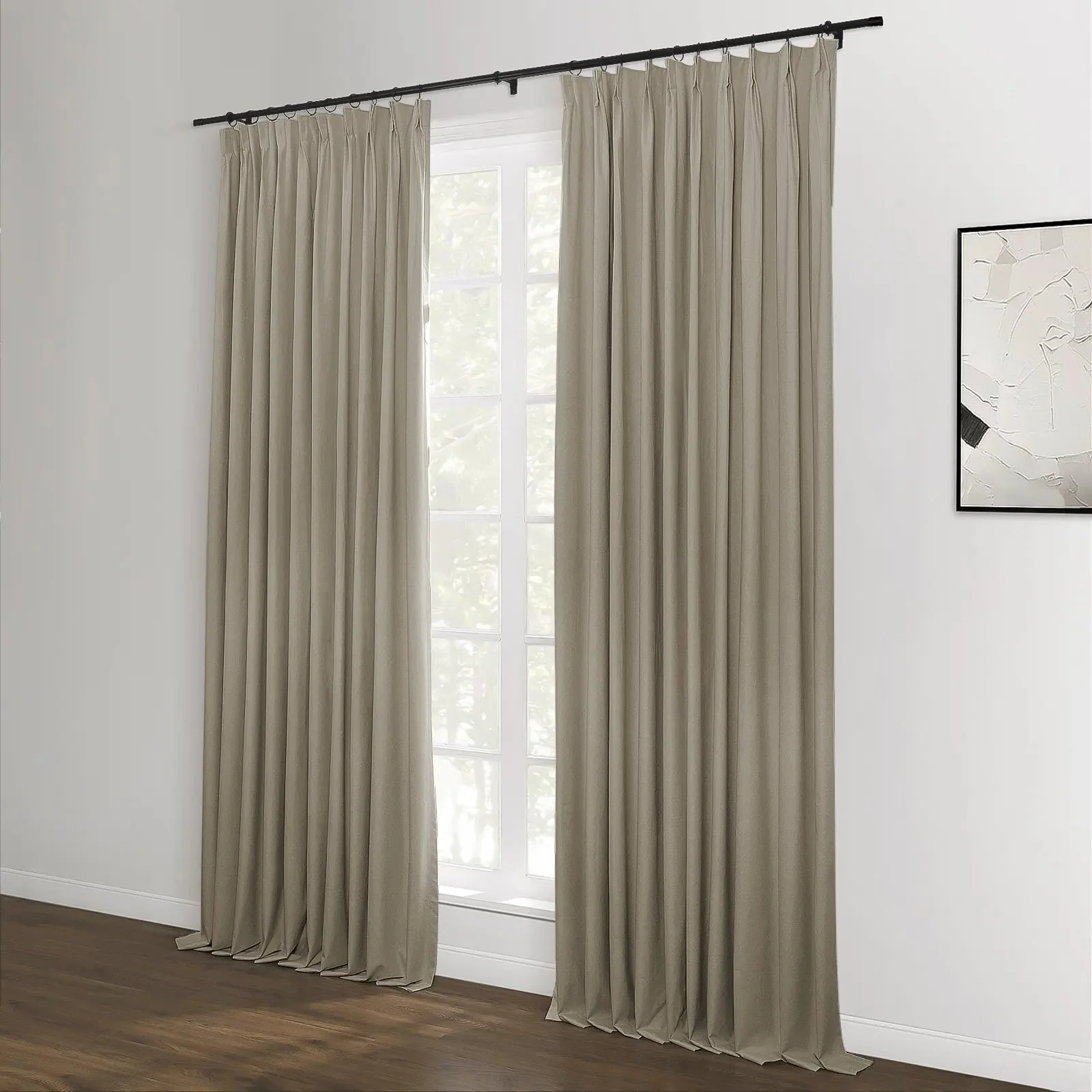 Lila 100% Blackout Drape Pleated - Image 21