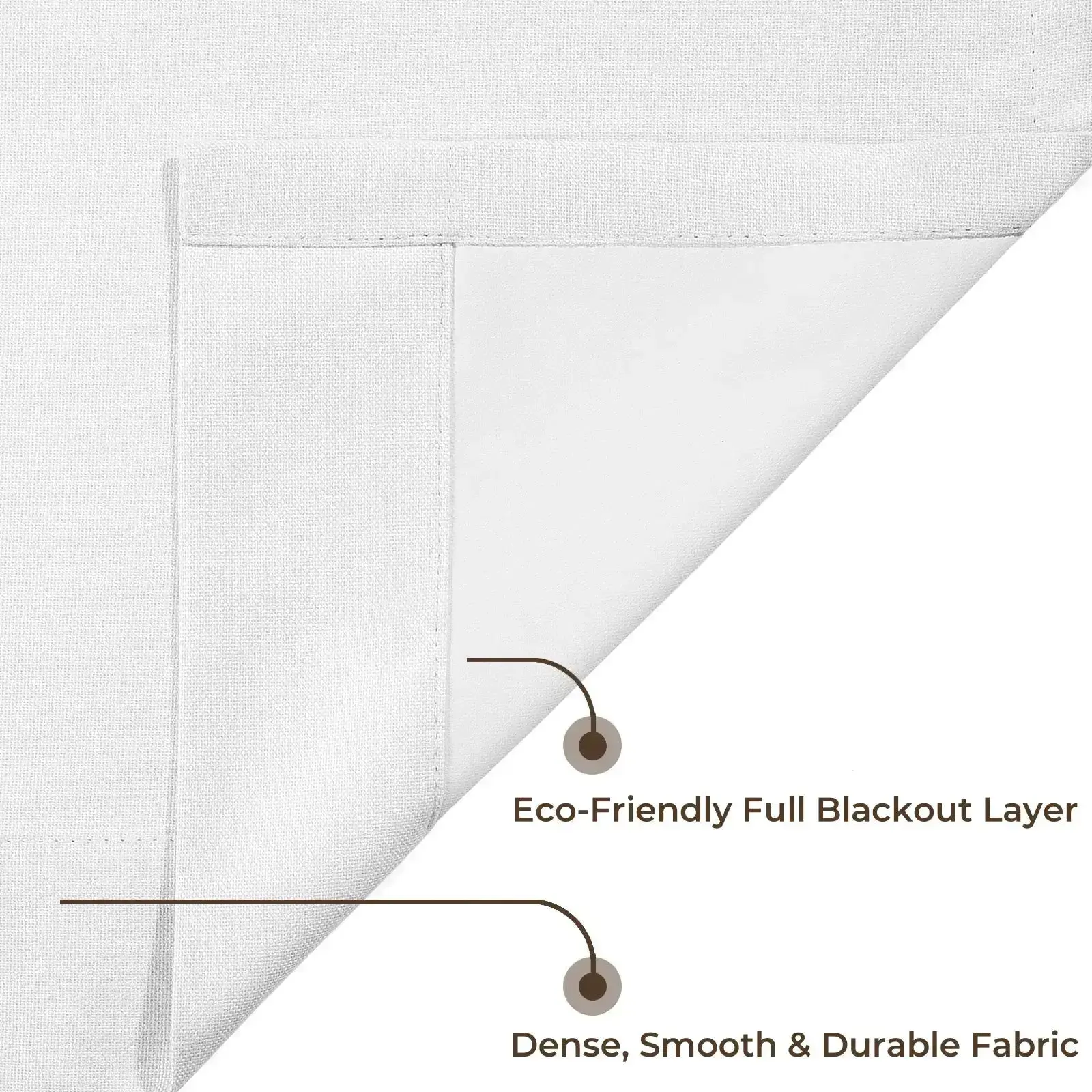 Lila 100% Blackout Drape Pleated - Image 9