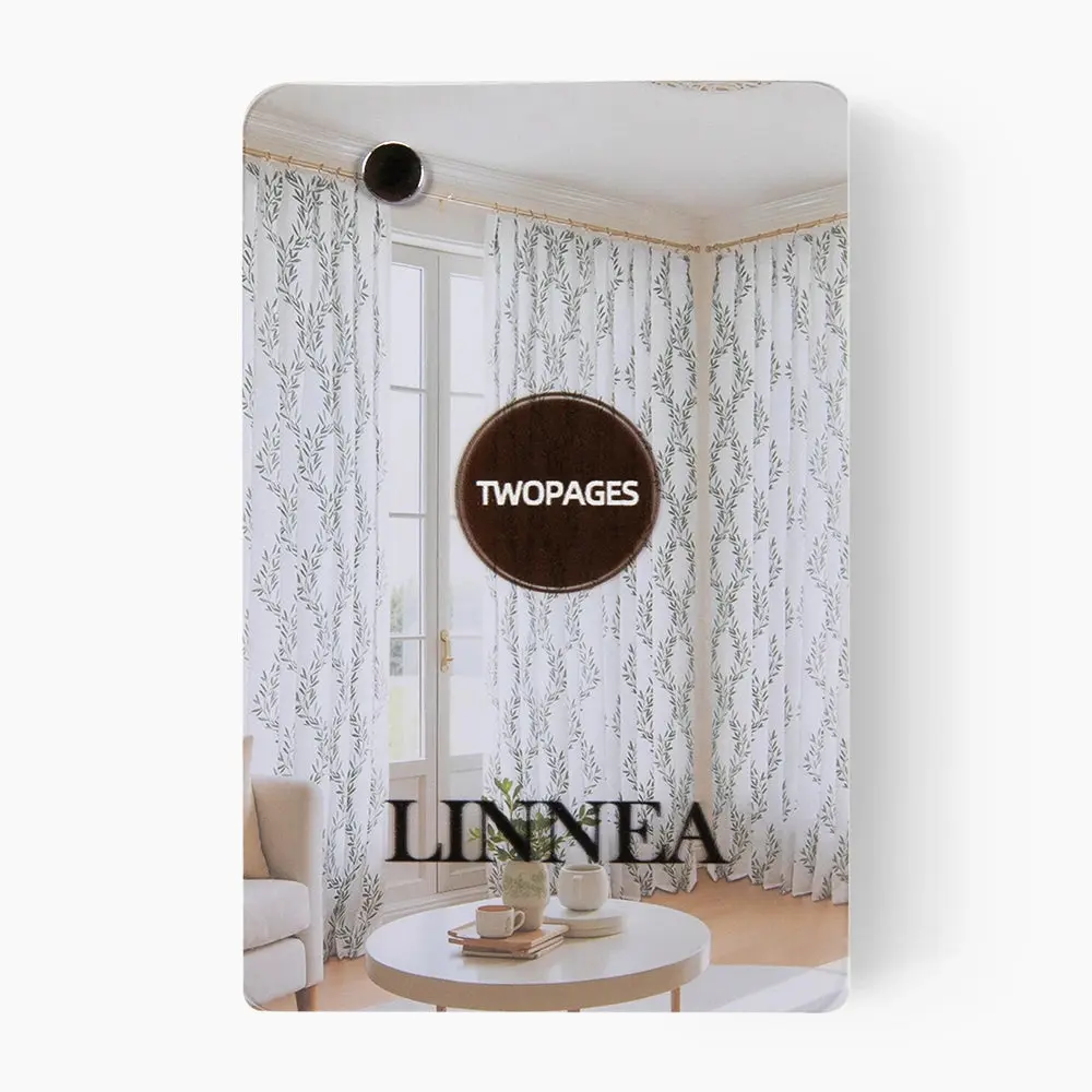 Linnea Embroidered Linen Cotton Booklet 24 Colors - Image 3