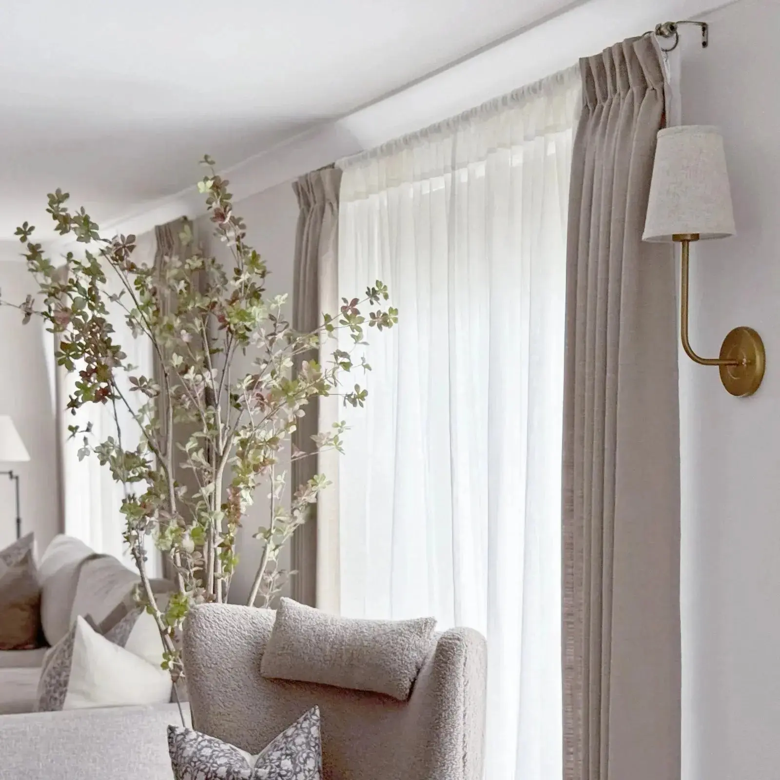 Liz Linen Drape Pleated - Image 77