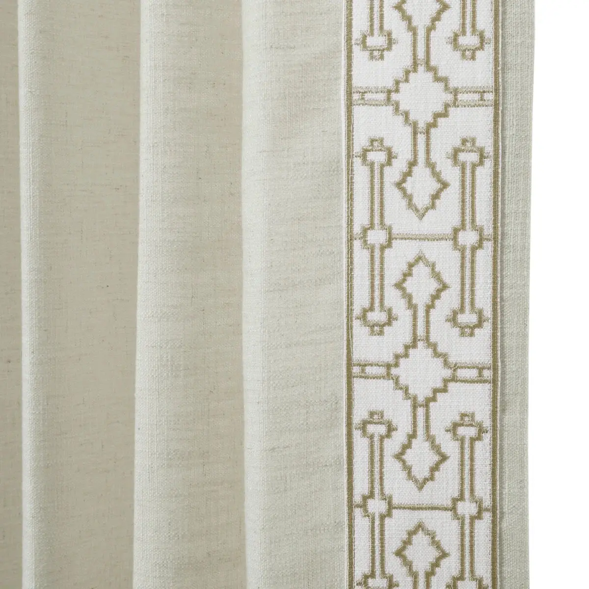 Liz Linen Curtains with Border Trim (Sold per Pair) - Image 71