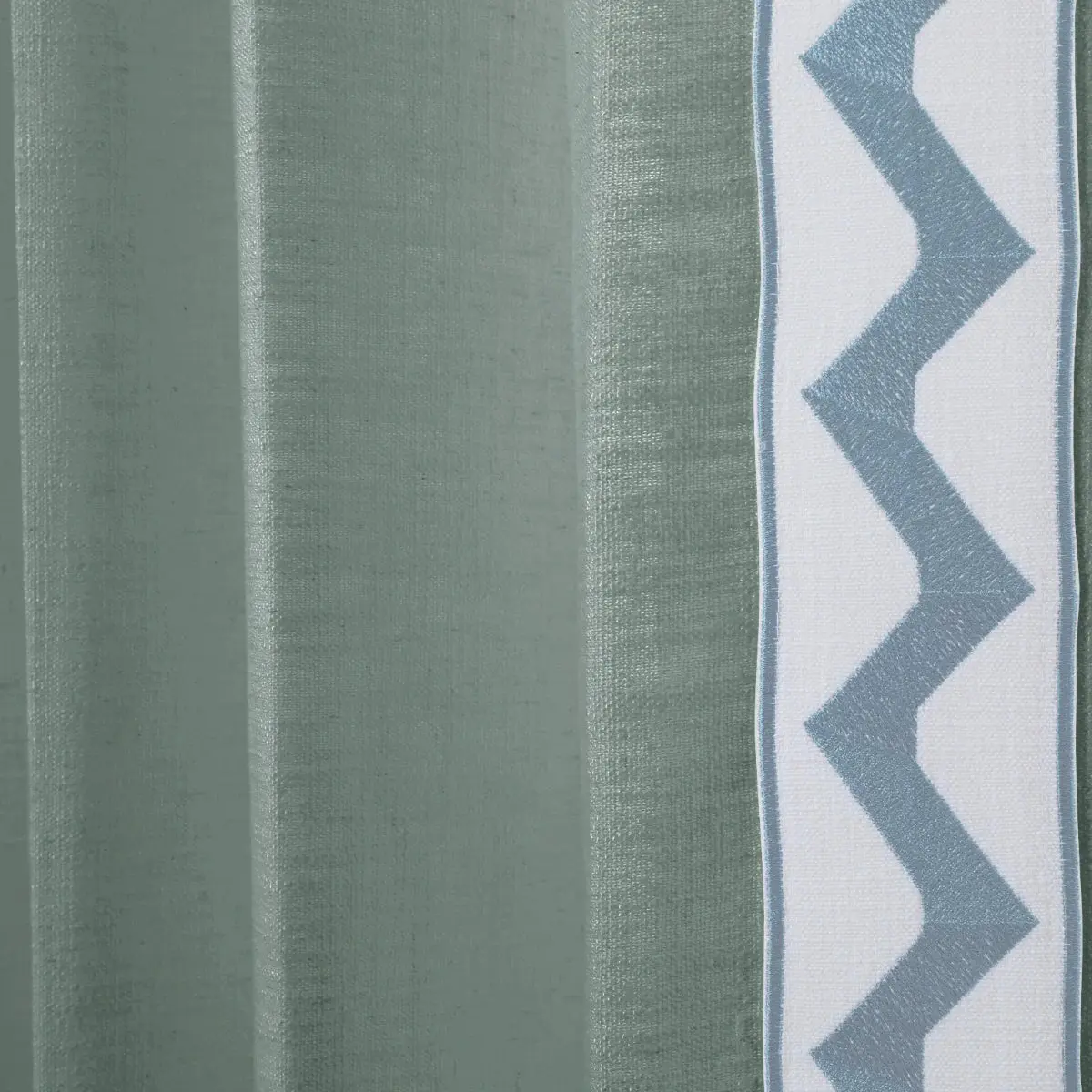 Liz Linen Curtains with Border Trim (Sold per Pair) - Image 73