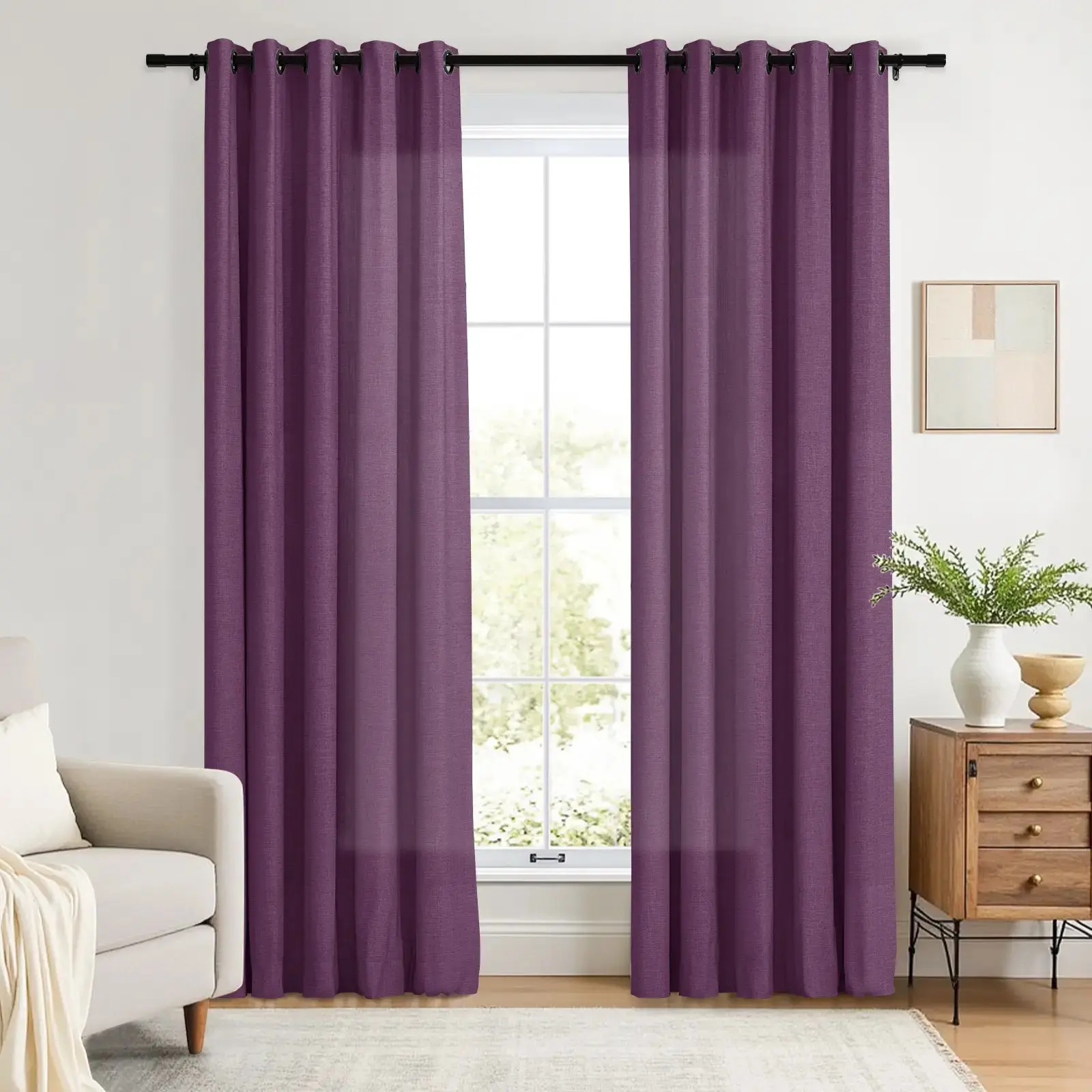 Liz Linen Drape Grommet - Image 20
