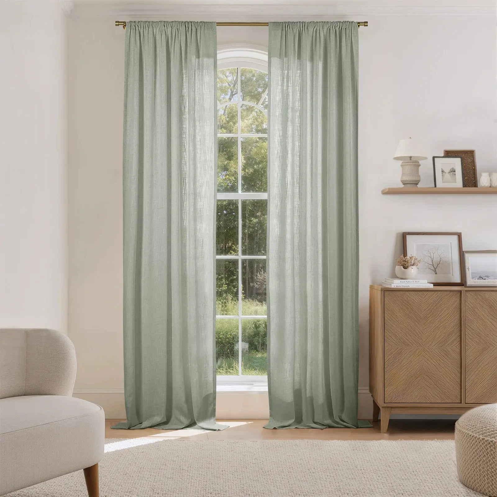 Liz Linen Drape Soft Top - Image 106