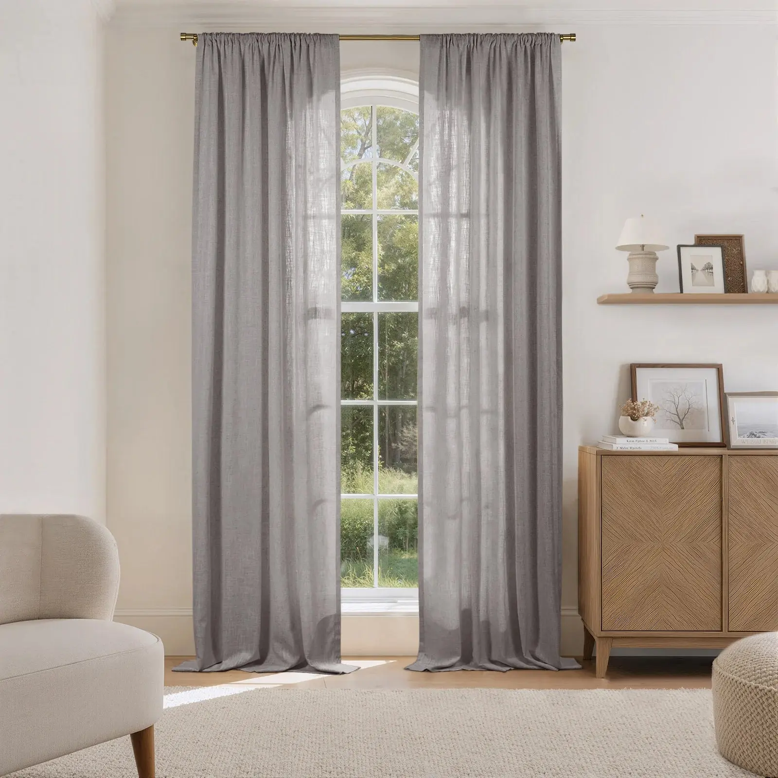 Liz Linen Drape Soft Top - Image 43