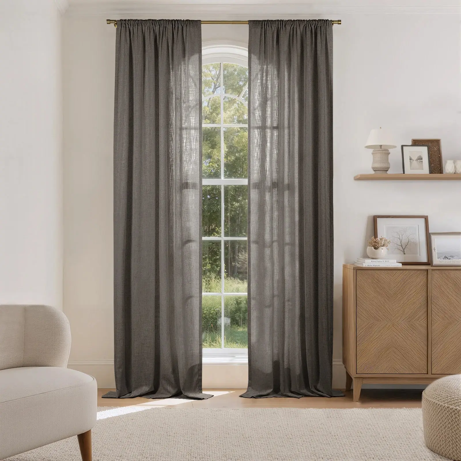 Liz Linen Drape Soft Top - Image 46