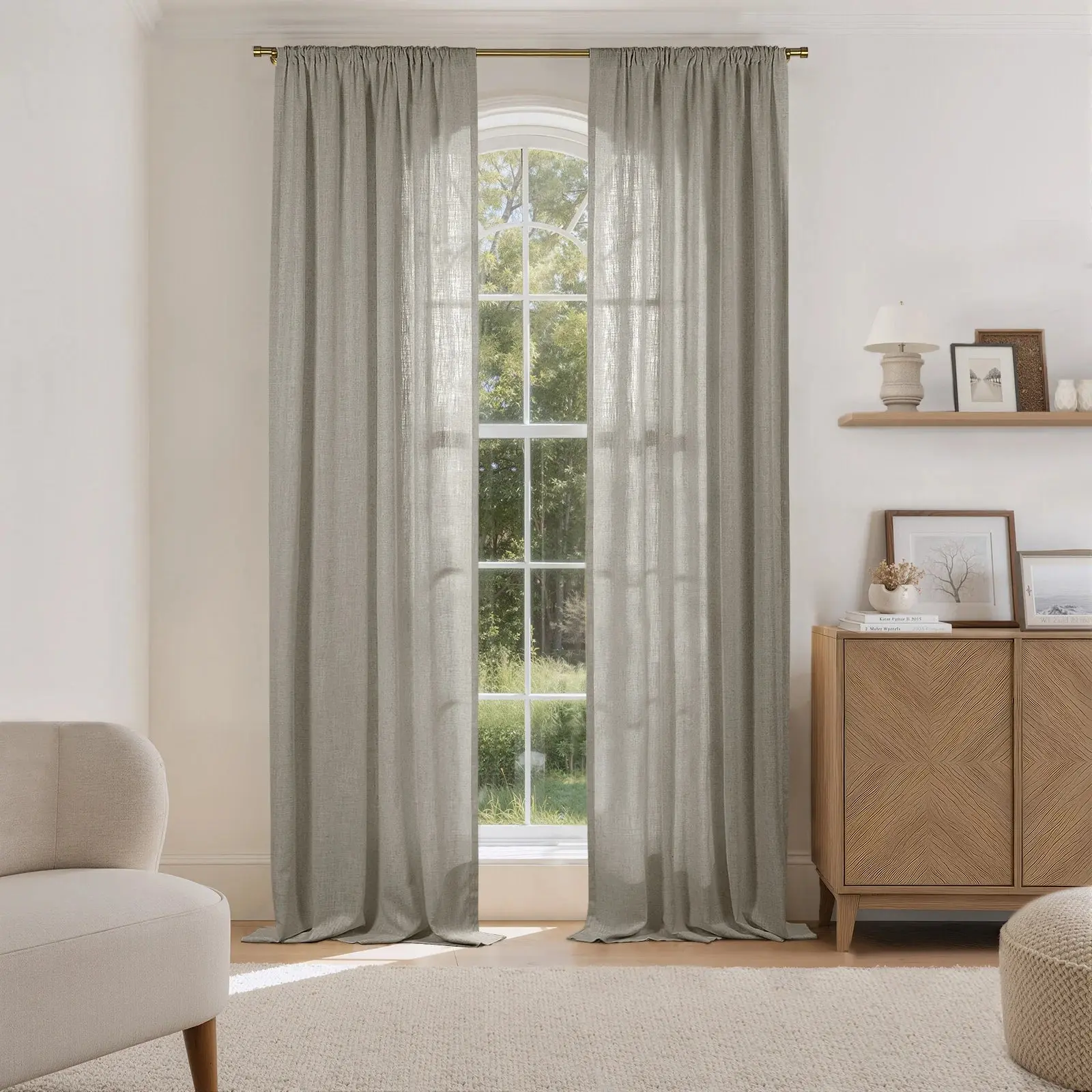 Liz Linen Drape Soft Top - Image 52