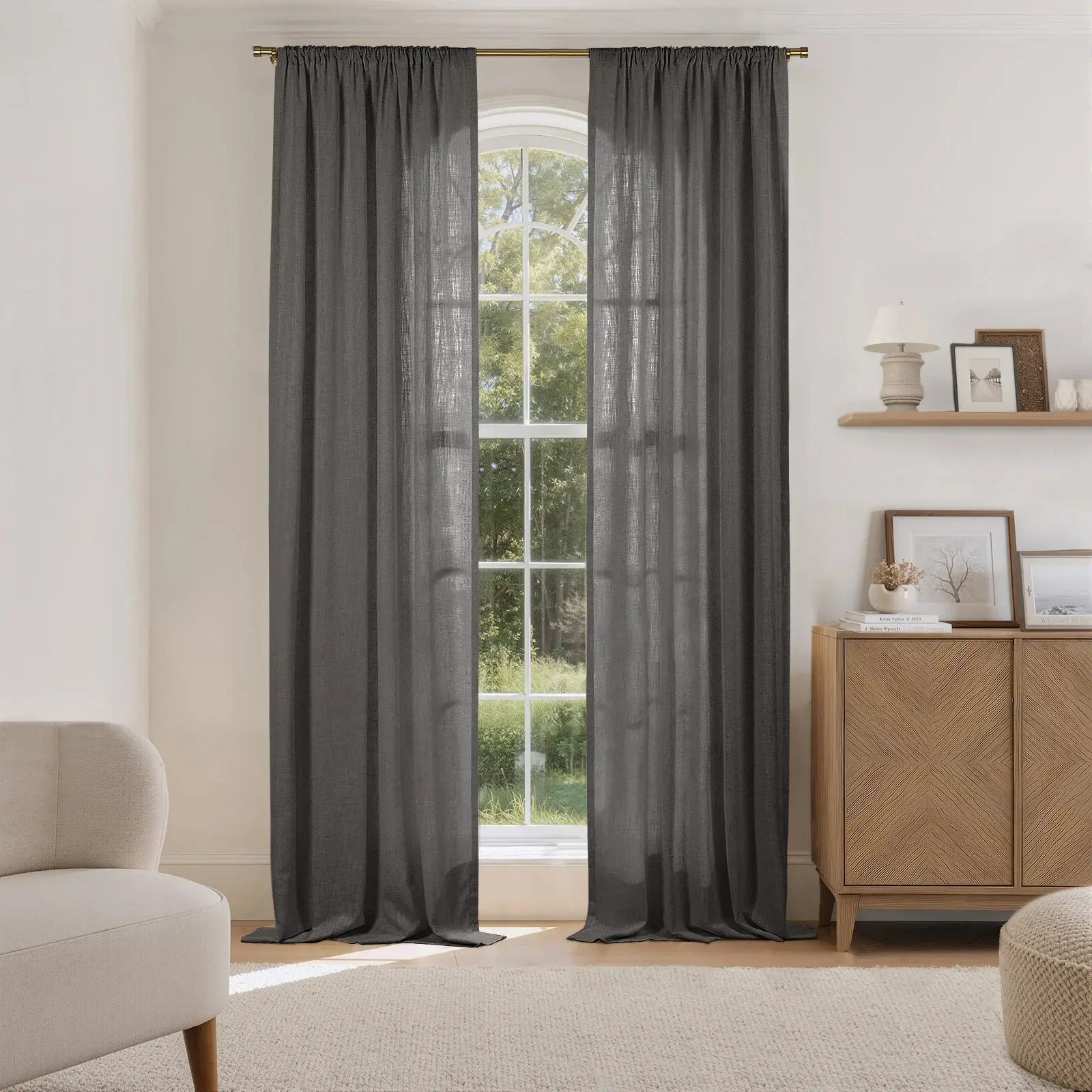 Liz Linen Drape Soft Top - Image 55