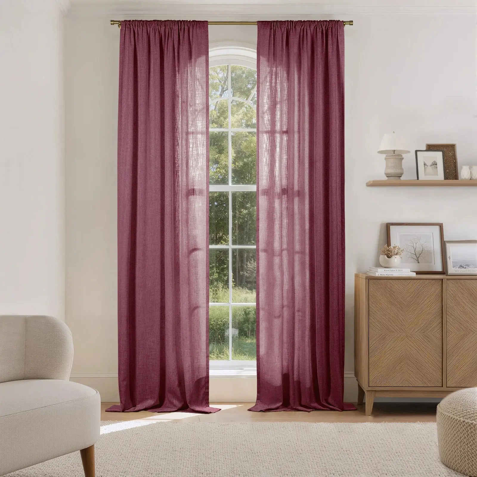 Liz Linen Drape Soft Top - Image 73