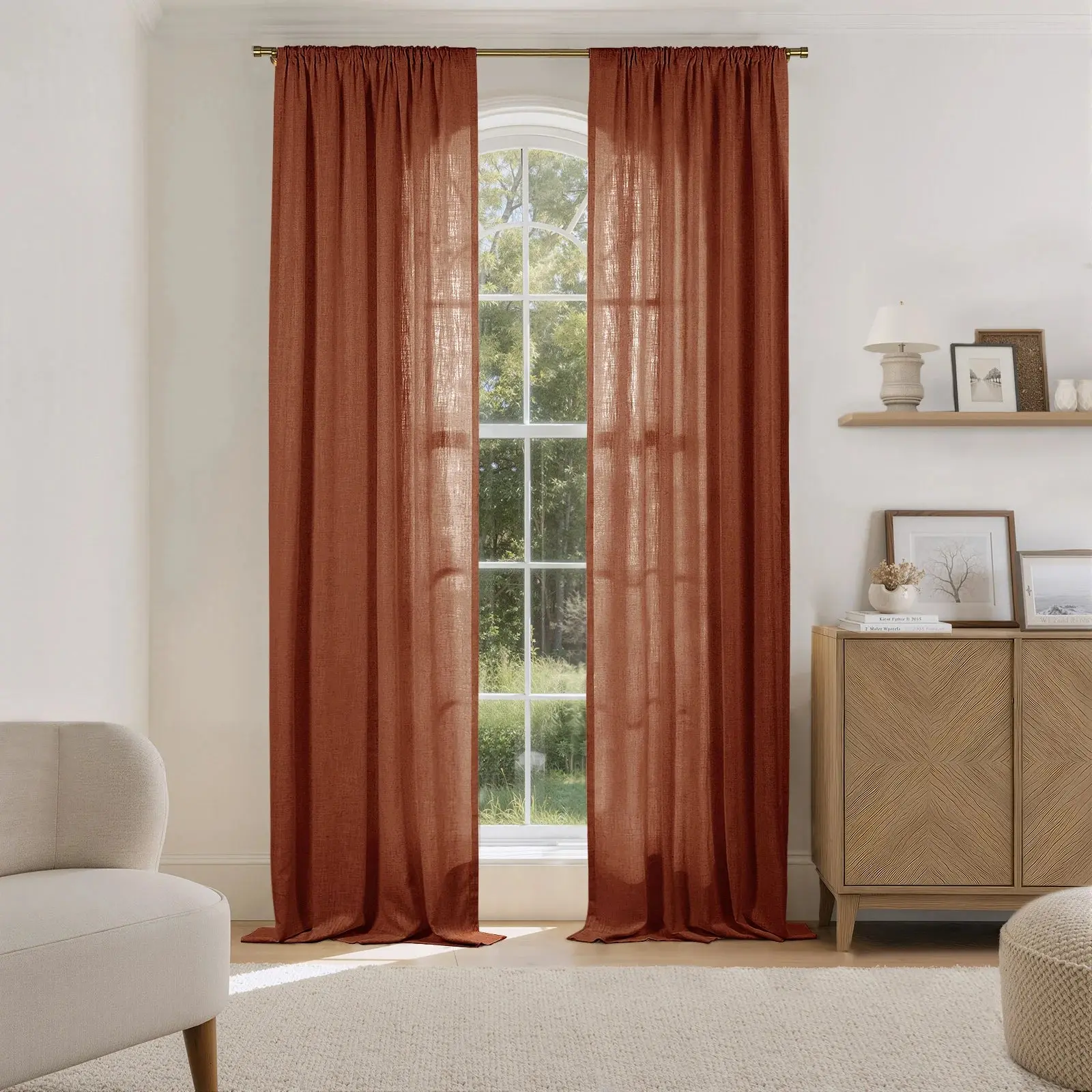 Liz Linen Drape Soft Top - Image 82