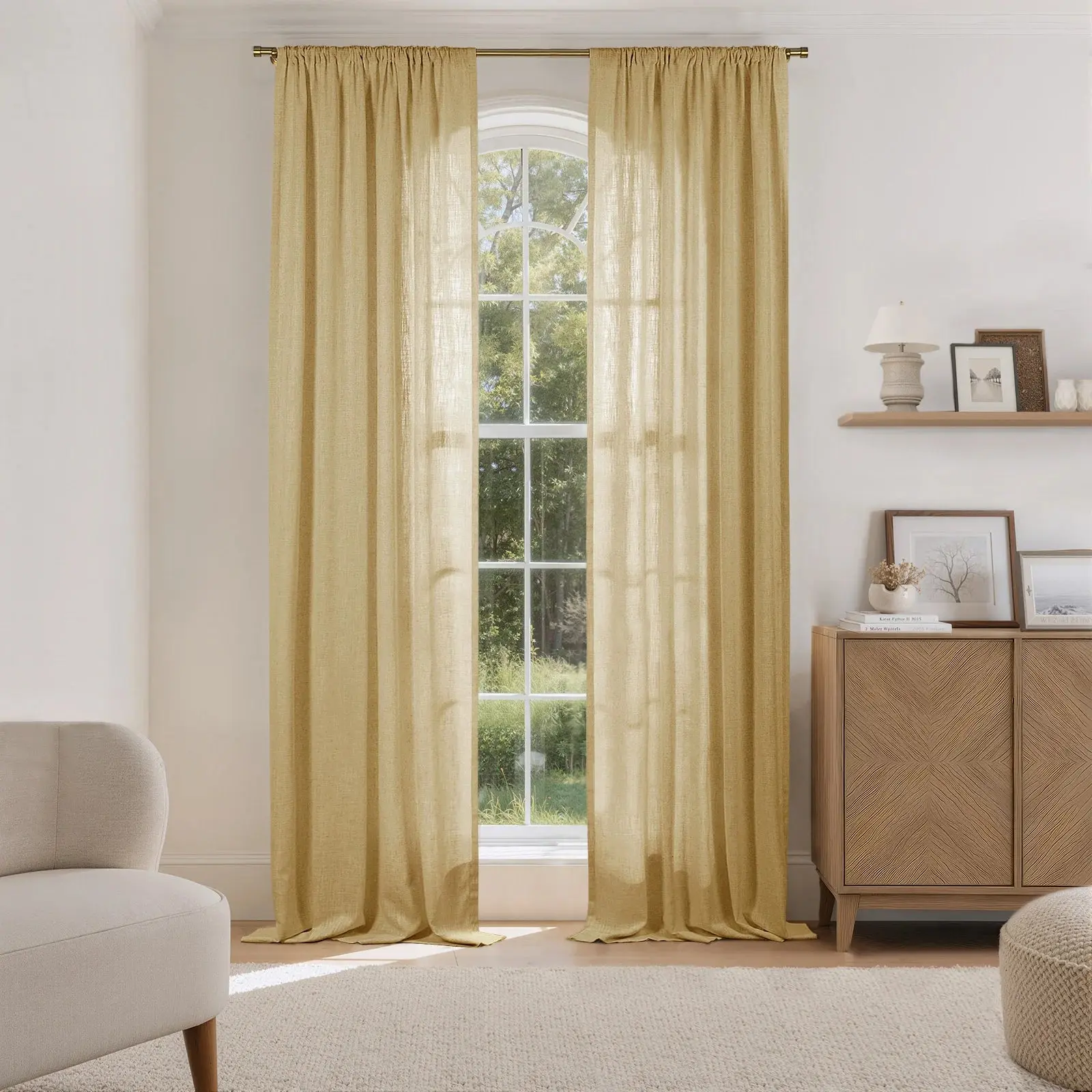 Liz Linen Drape Soft Top - Image 91