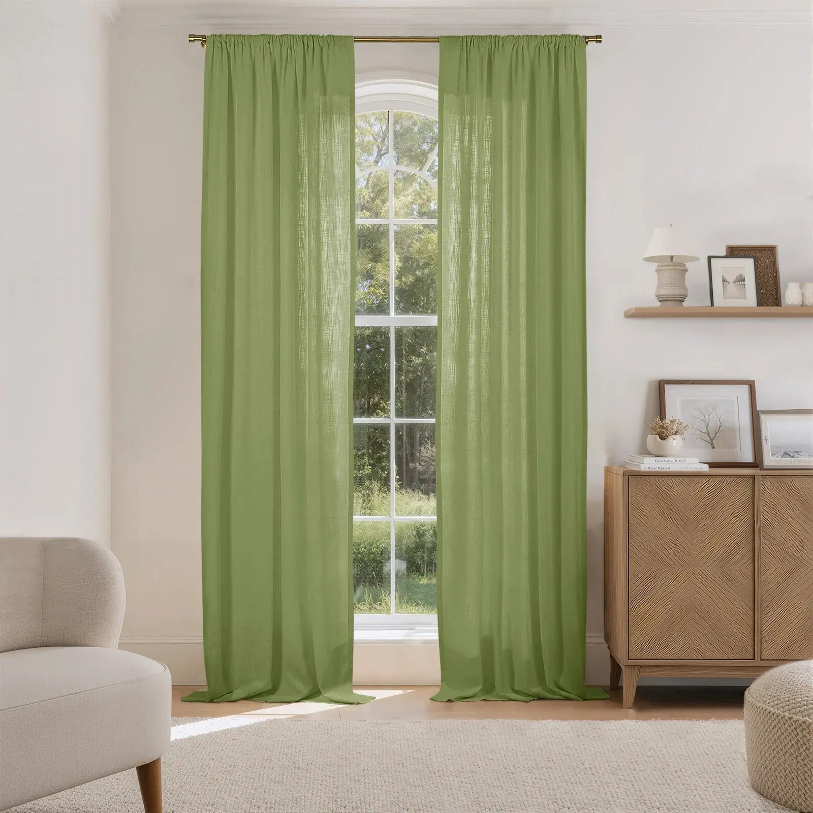 Liz Linen Drape Soft Top - Image 97